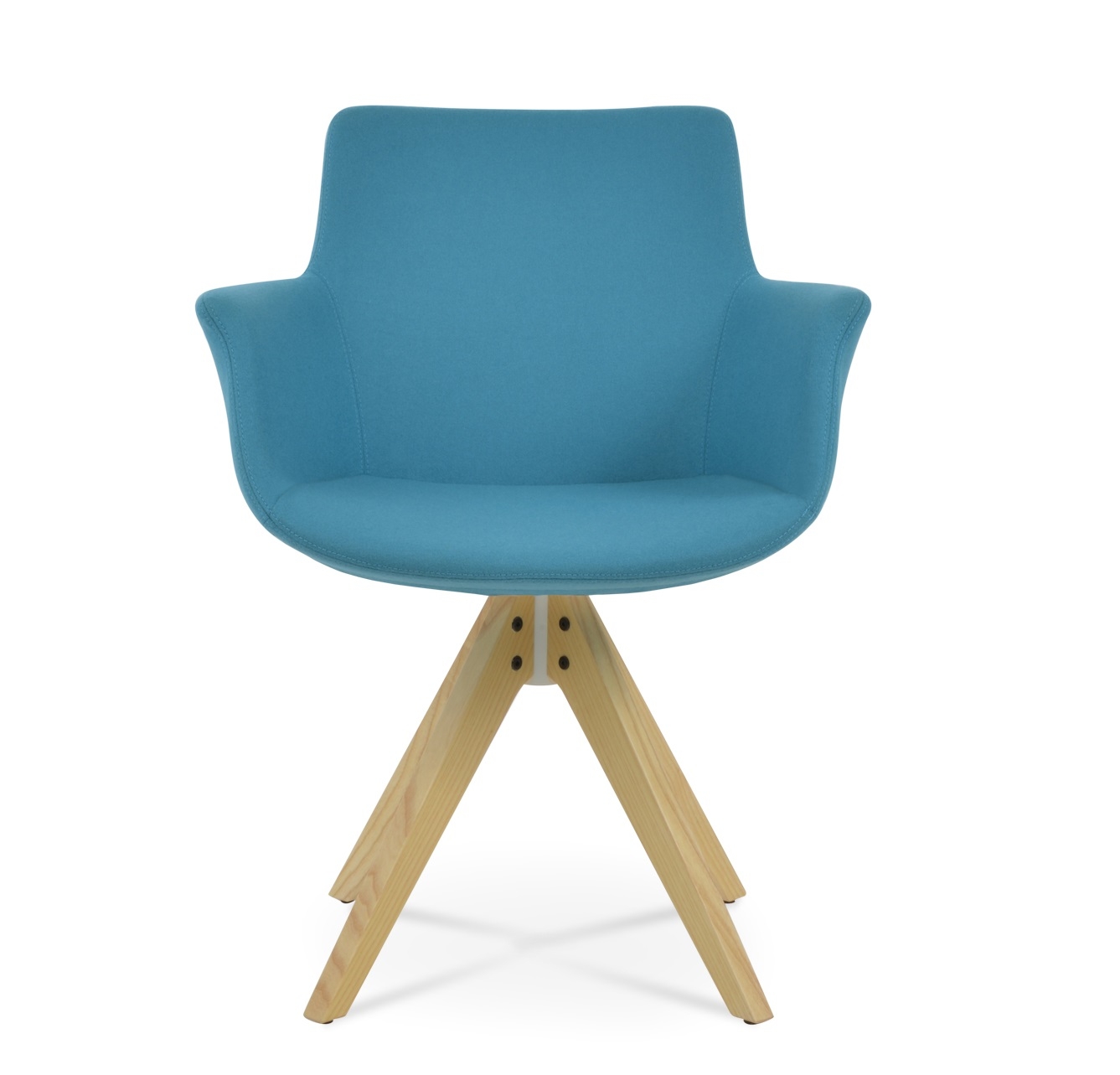 Bottega Pyramid Swivel Dining Chair