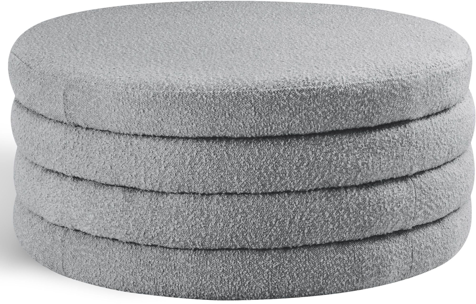 Aphia Boucle Fabric Ottoman/Coffee Table