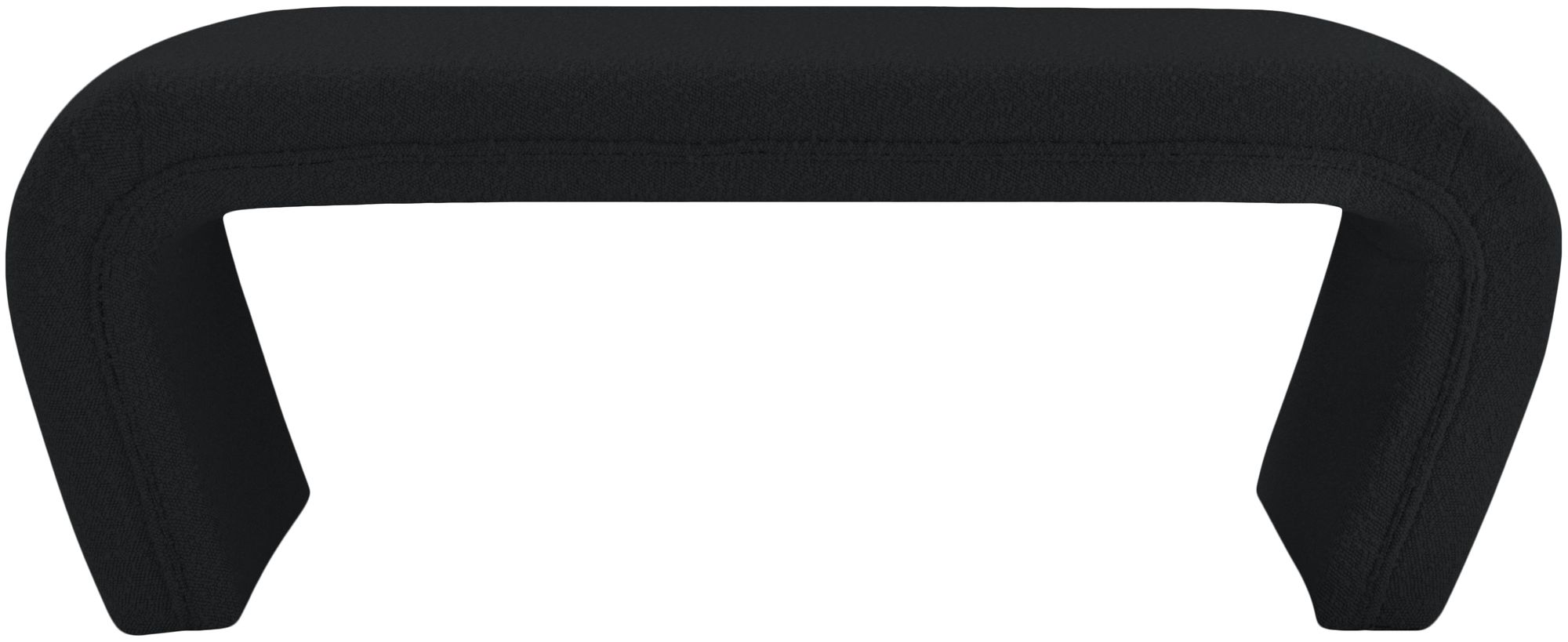 Odelia Boucle Fabric Bench