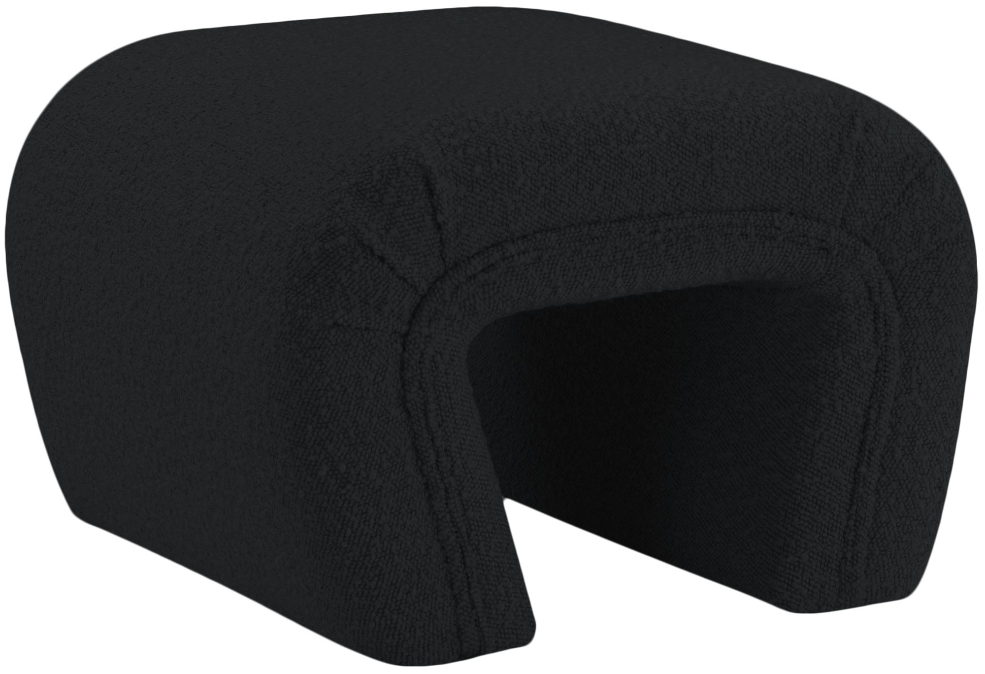 Odelia Boucle Fabric Bench