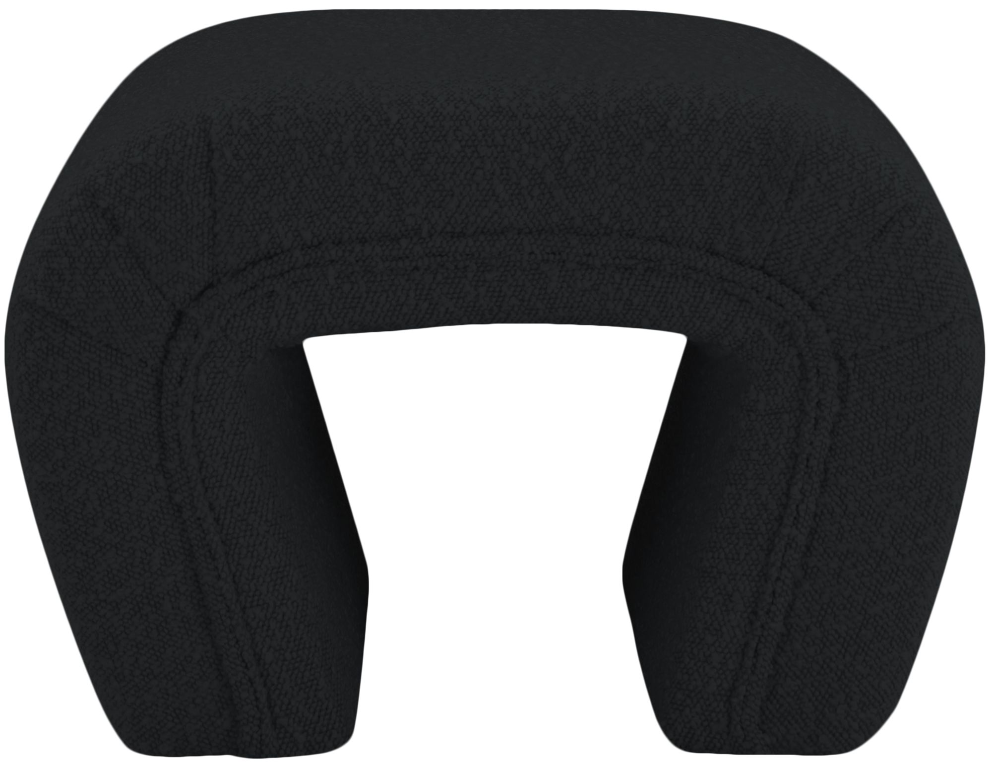 Odelia Boucle Fabric Bench