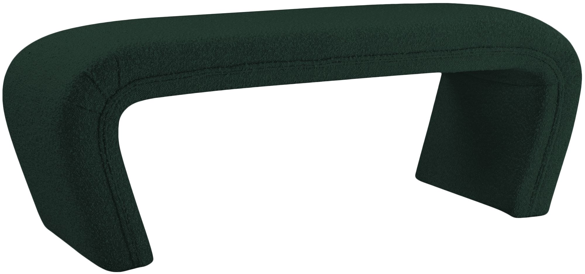 Odelia Boucle Fabric Bench