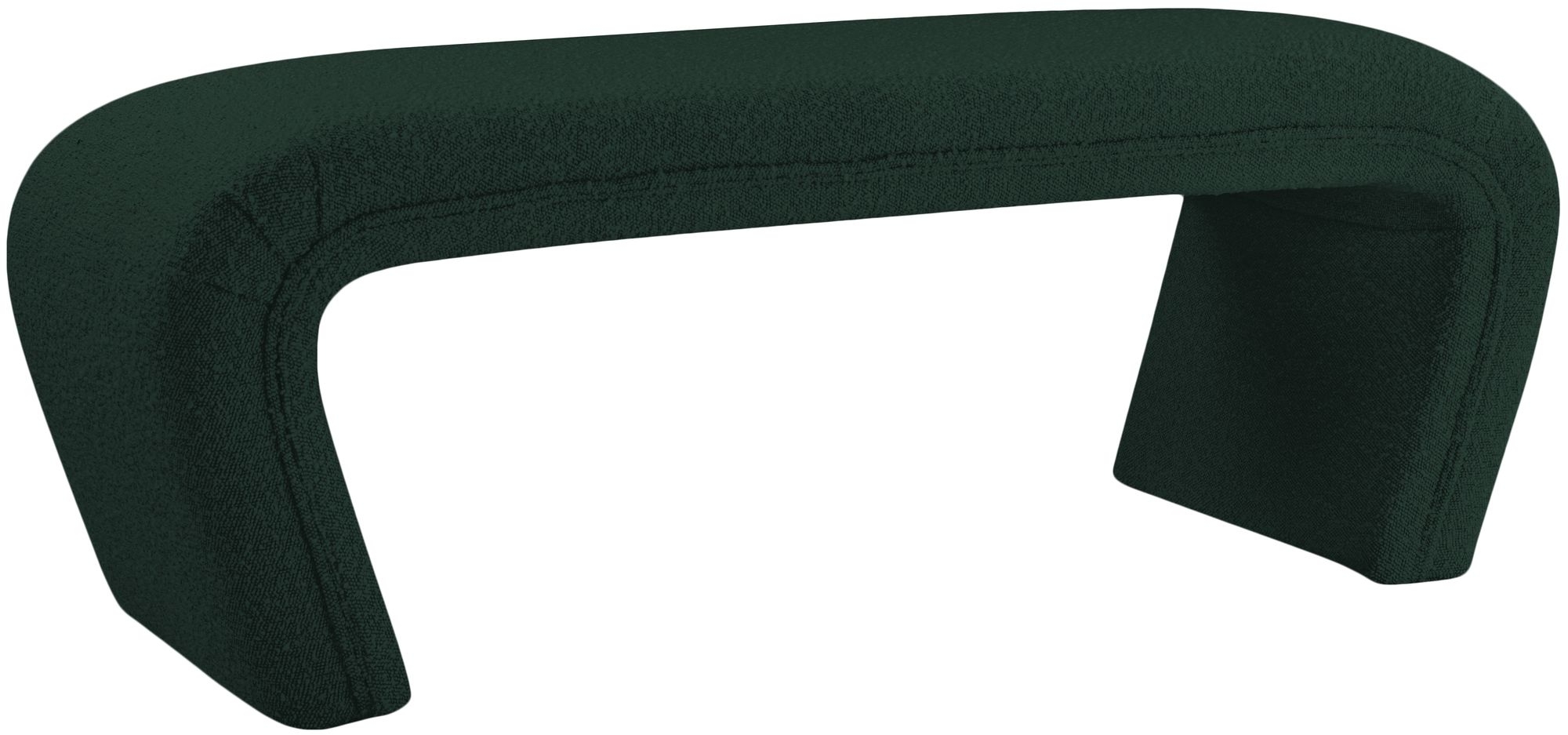 Odelia Boucle Fabric Bench