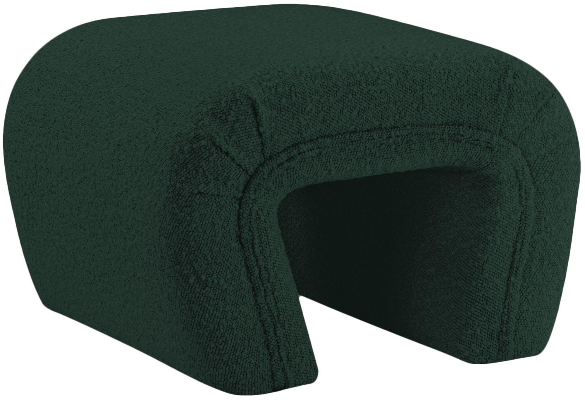 Odelia Boucle Fabric Bench