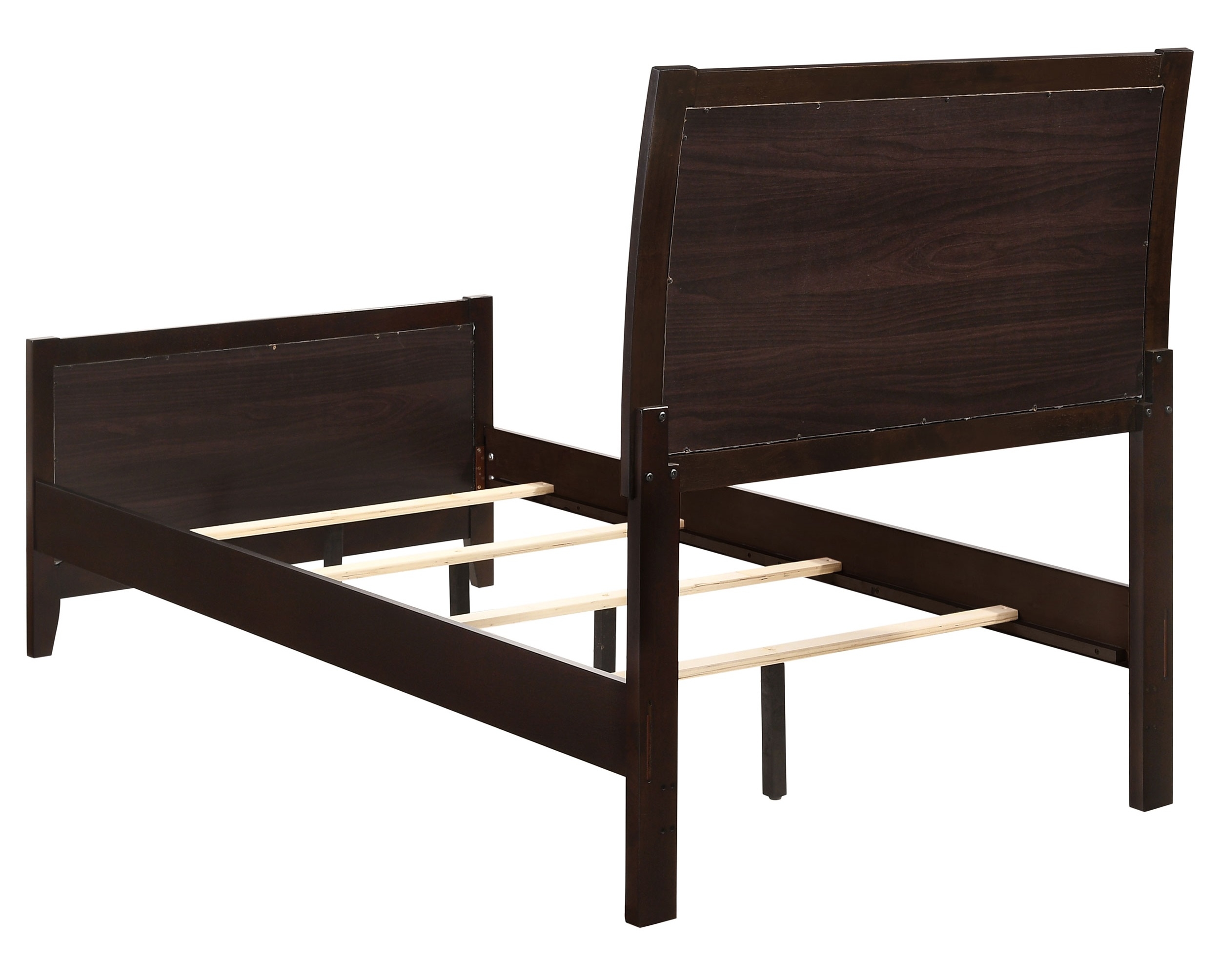 Carlton Leatherette/Wood Panel Bed