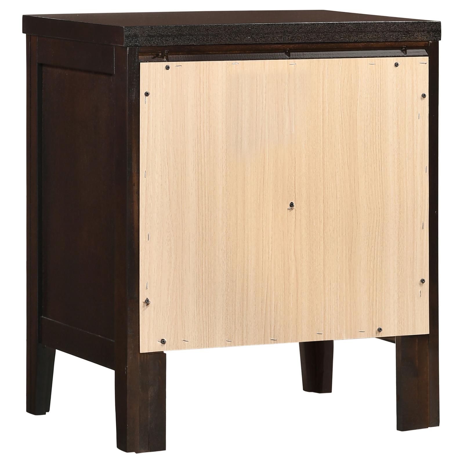 Carlton Wood Nightstand w/2 Drawers