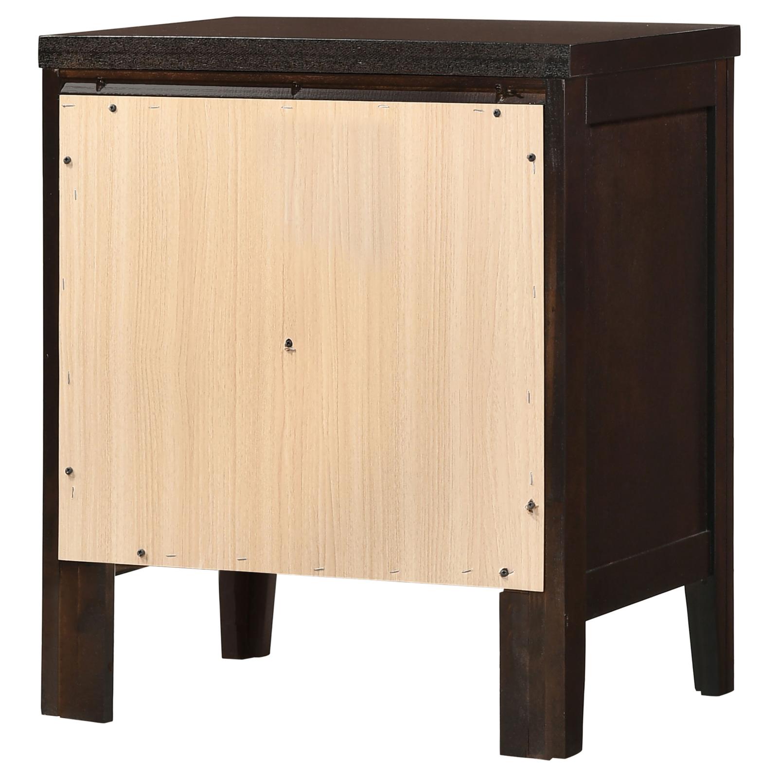 Carlton Wood Nightstand w/2 Drawers