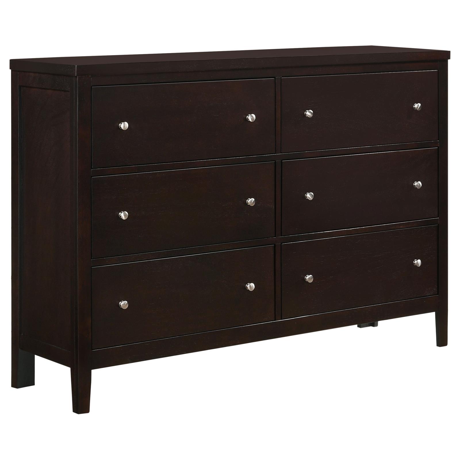 Carlton Leatherette/Wood Panel Bedroom Set