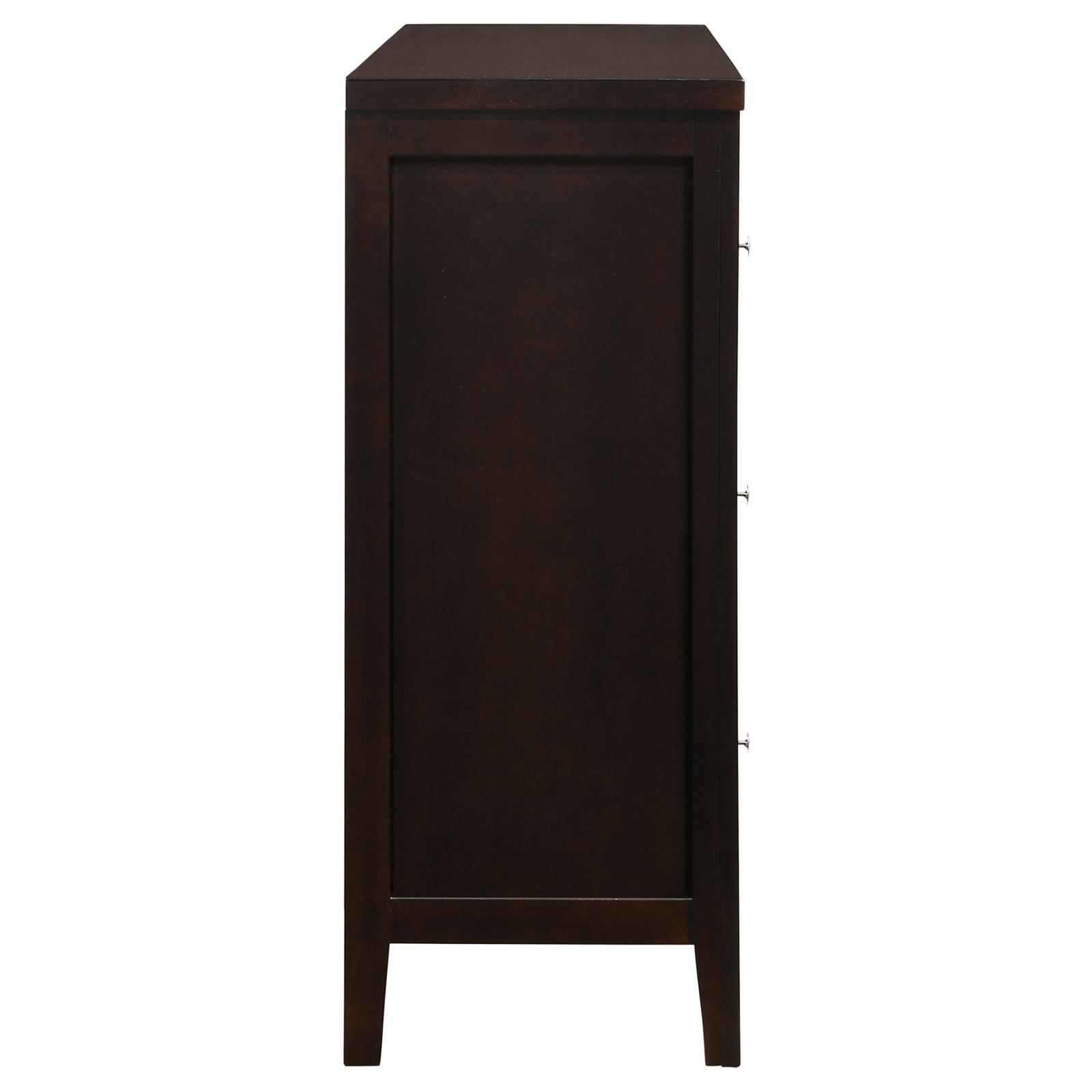 Carlton Wood Double Dresser w/6 Drawers