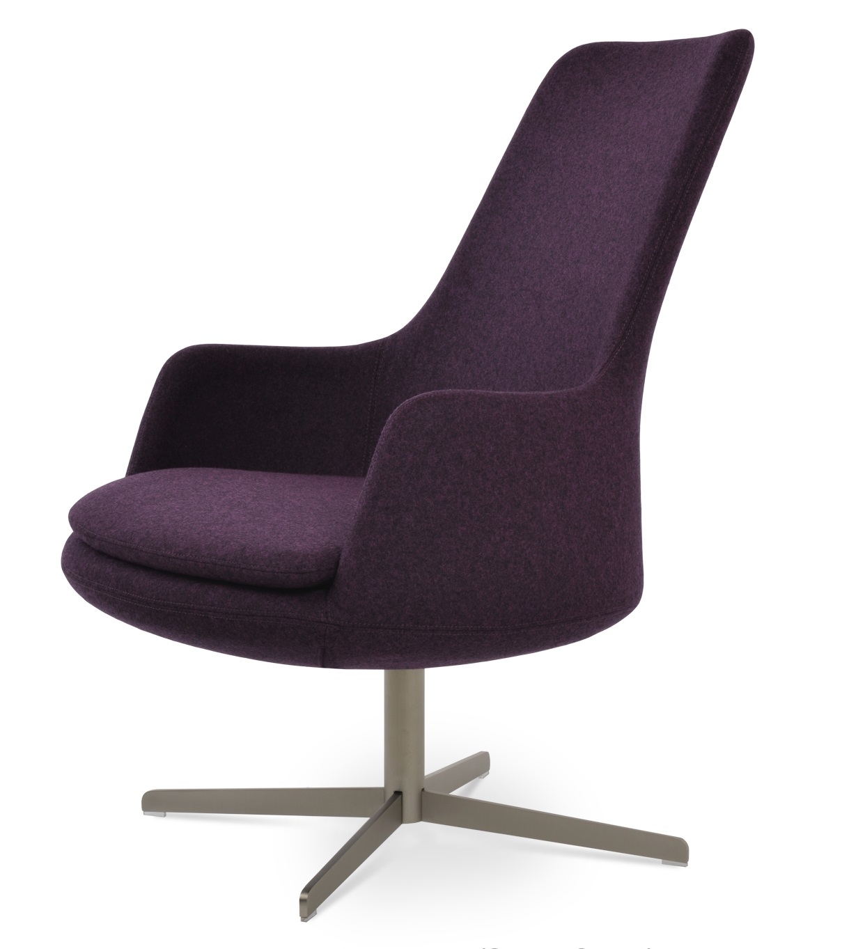 Dervish Leatherette High Back 4 Star Lounge Armchair
