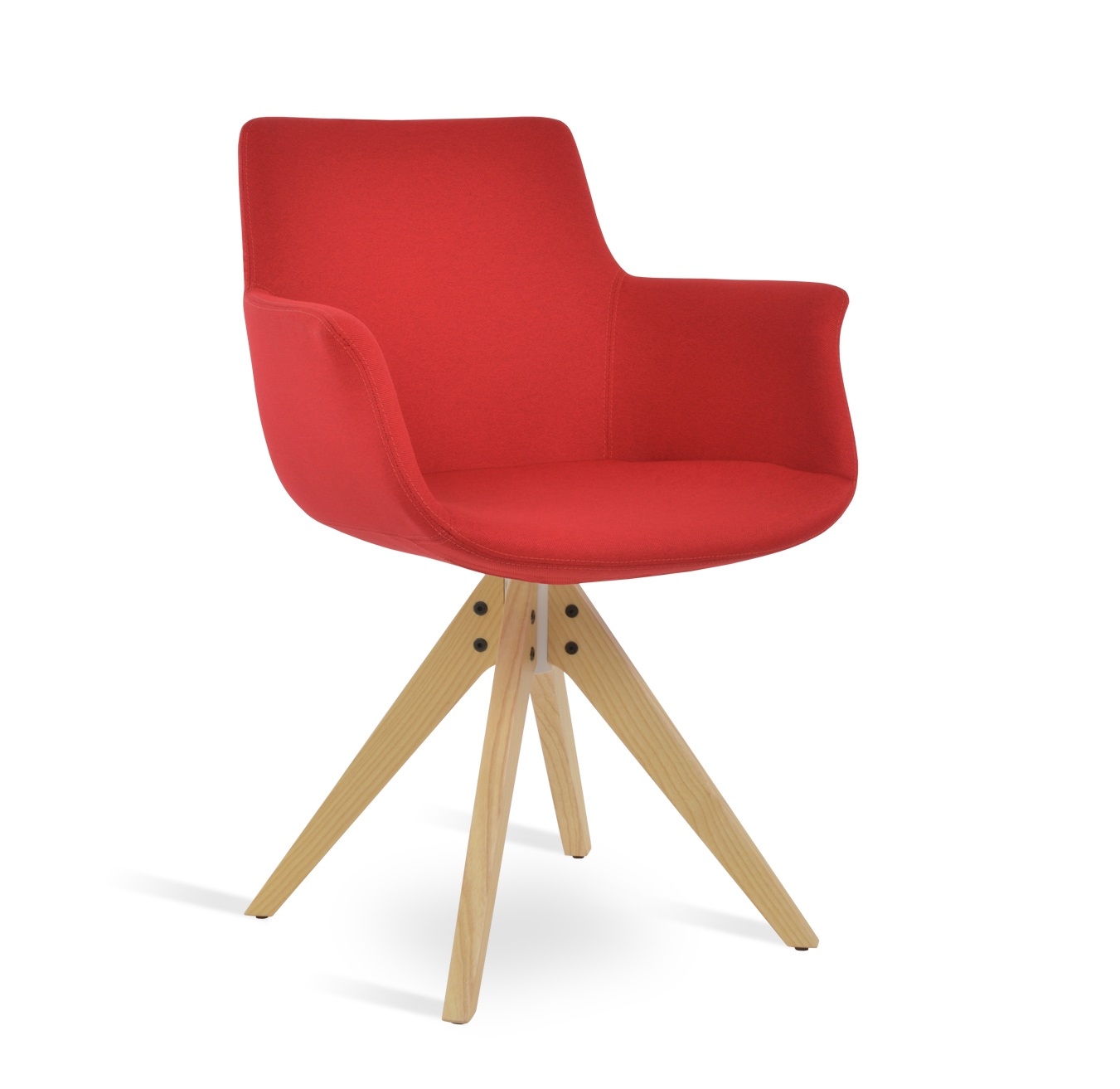 Bottega Pyramid Swivel Dining Chair