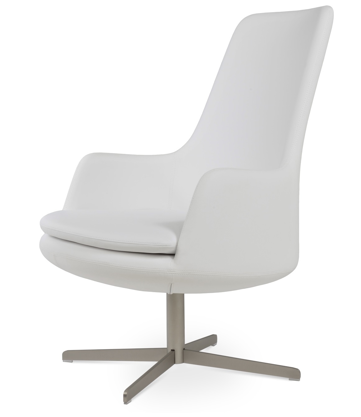 Dervish Leatherette High Back 4 Star Lounge Armchair