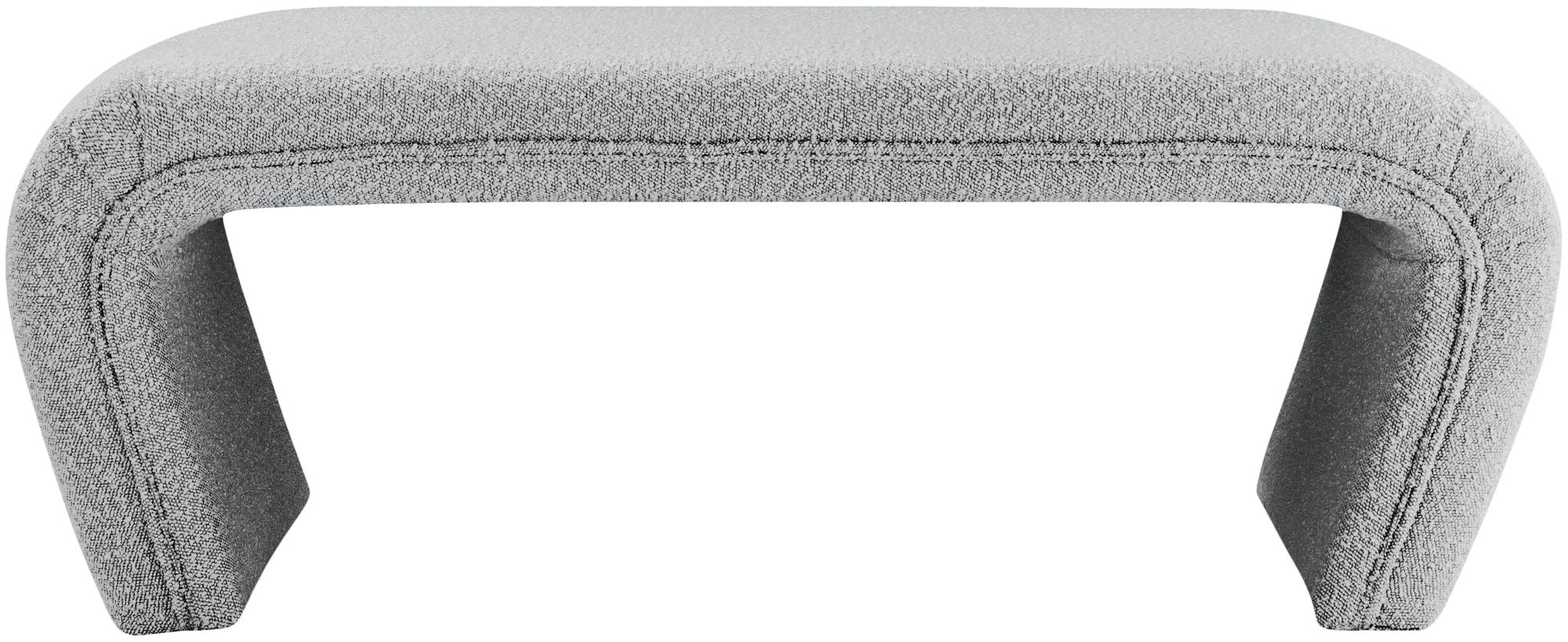 Odelia Boucle Fabric Bench