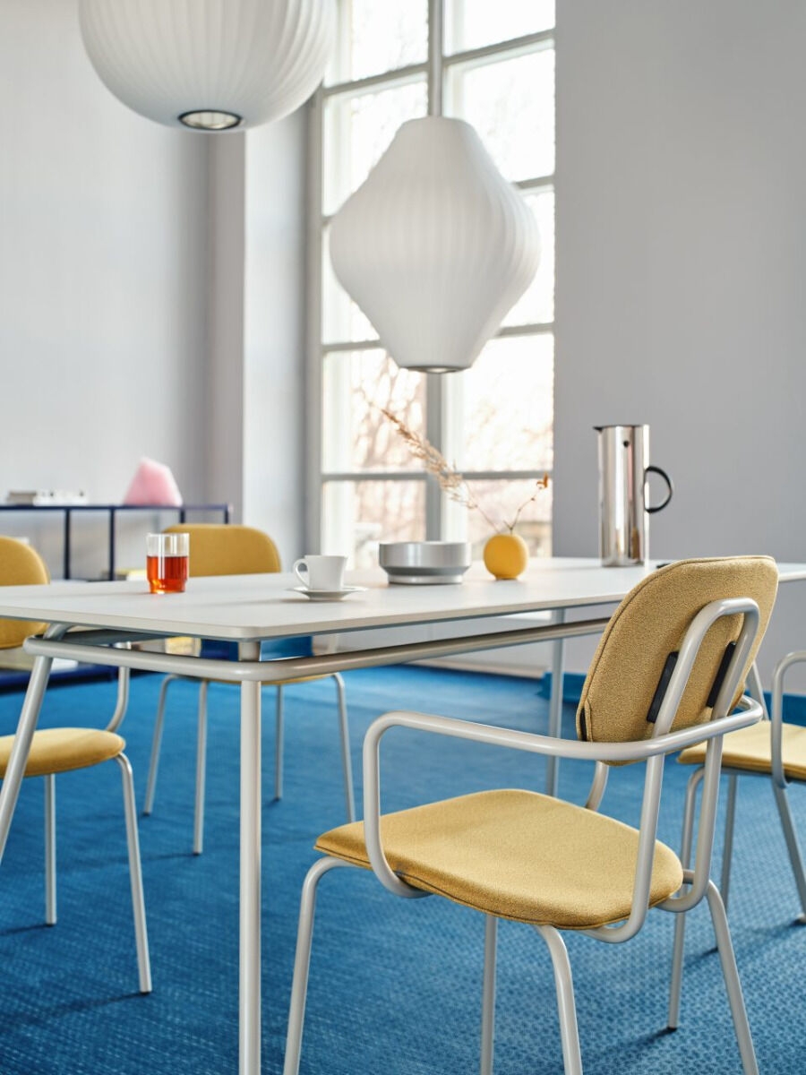 New School MDF/Metal Rectangular Meeting Conference Table