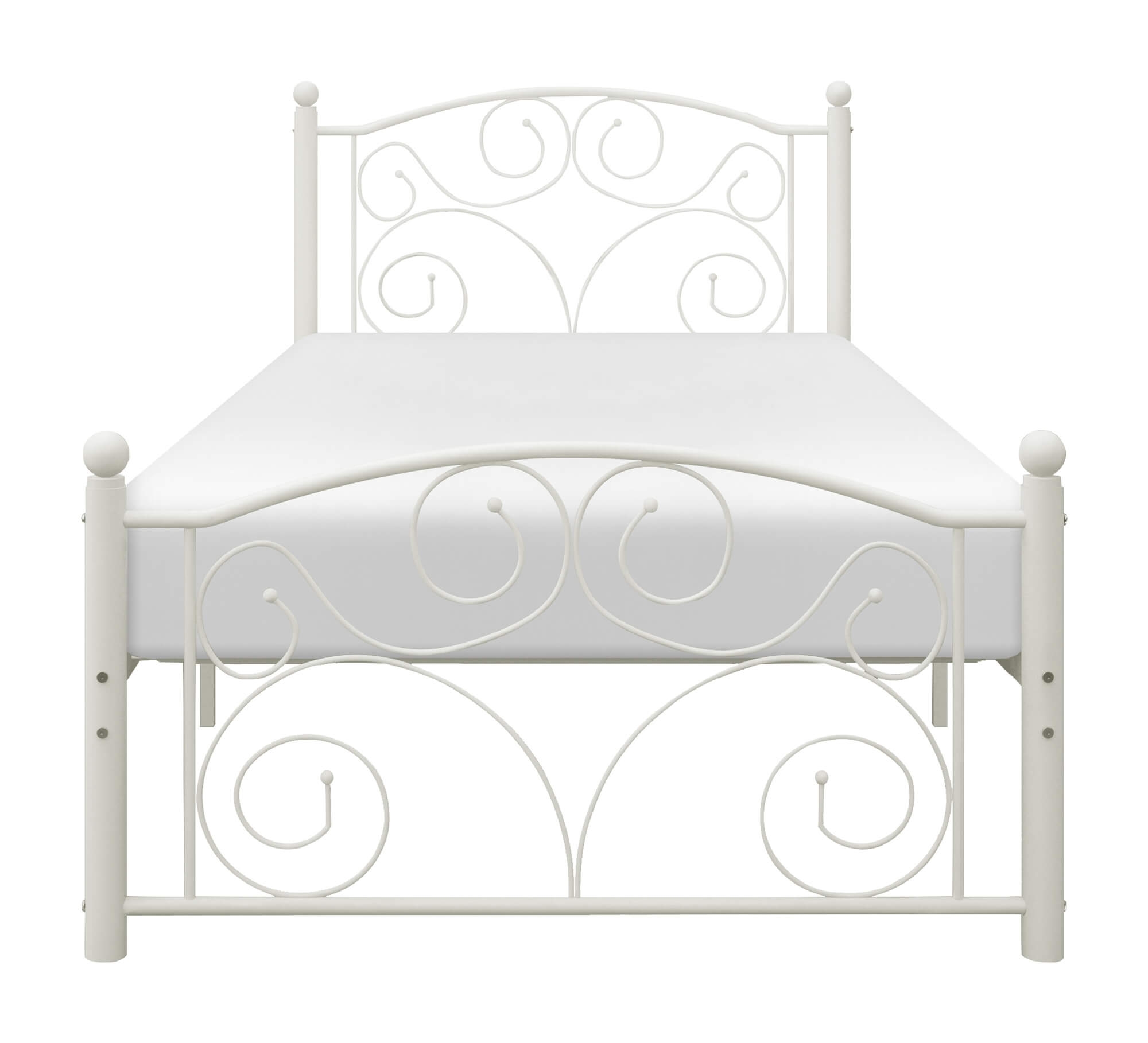 Pallina Metal Platform Bed, Twin Size