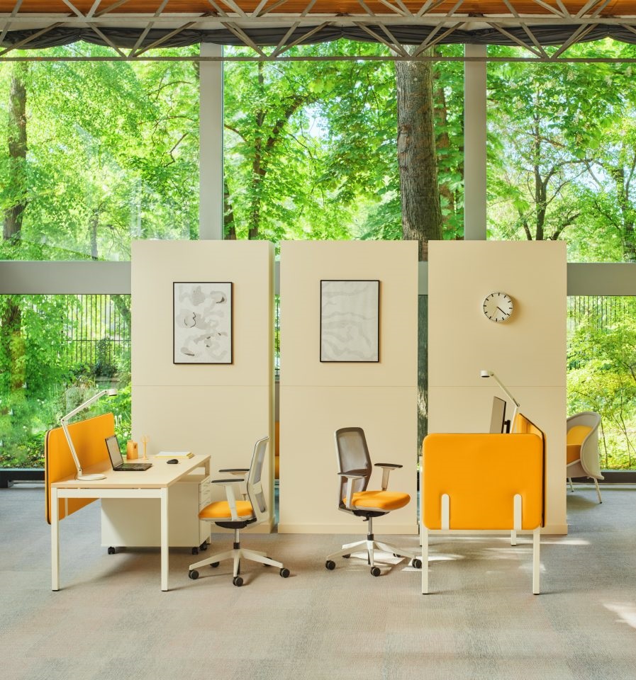 Ogi Y Office Single Straight Desk