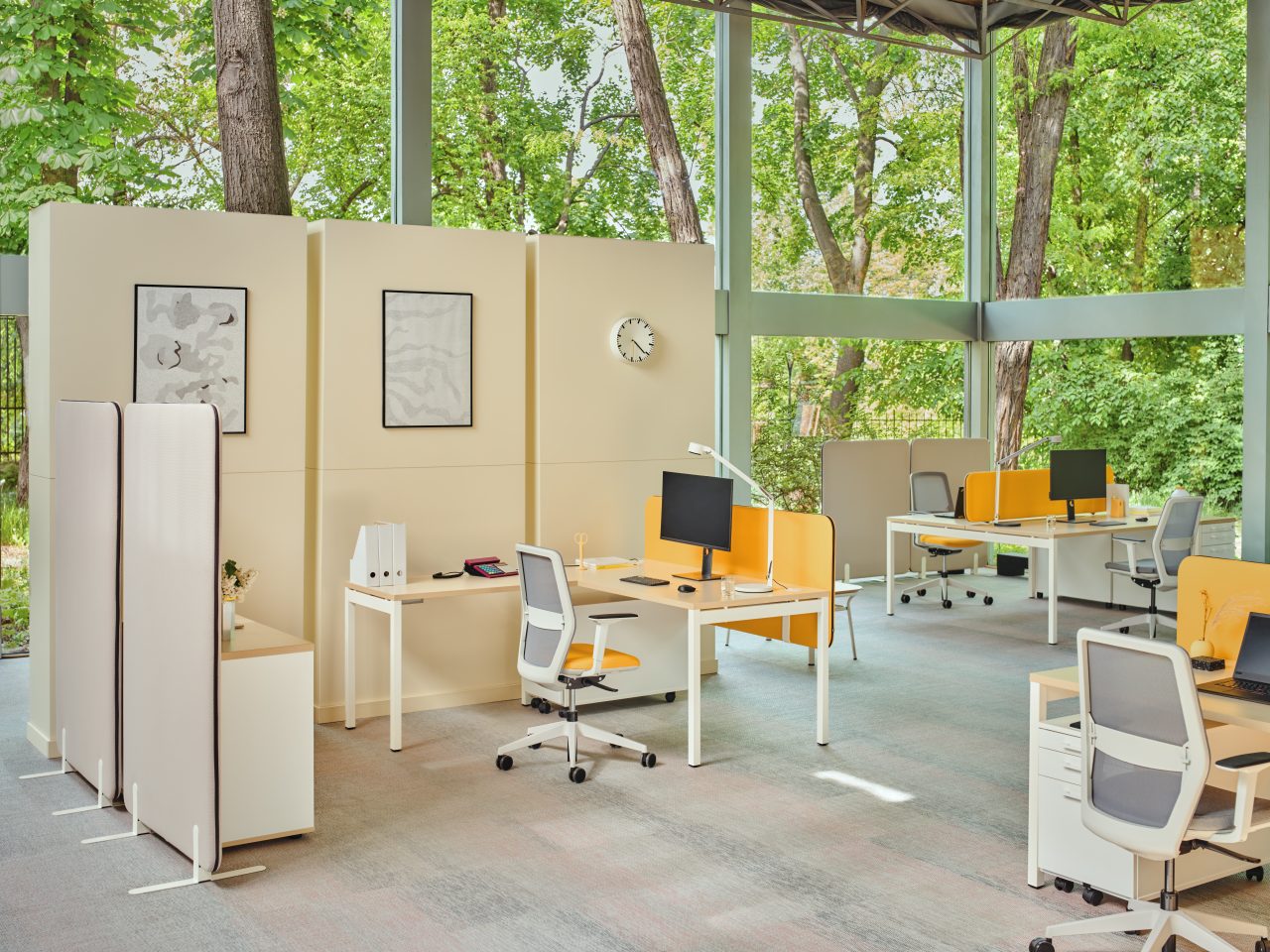Ogi Y Office Single Straight Desk