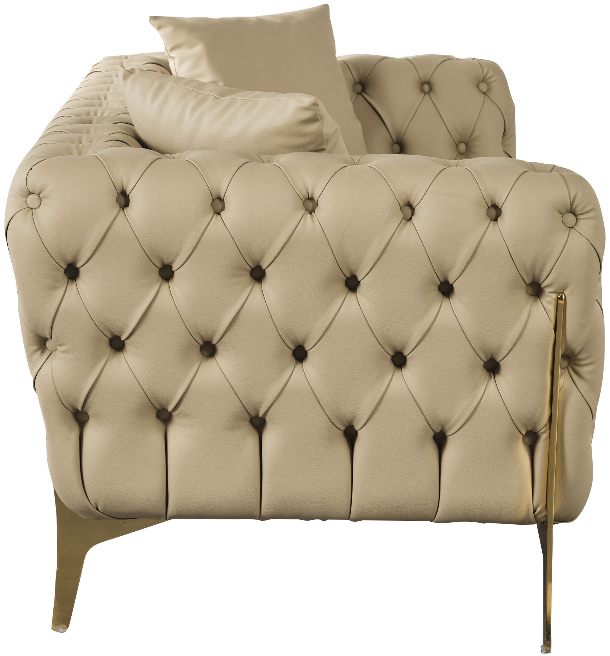 Aurora Faux Leather Loveseat