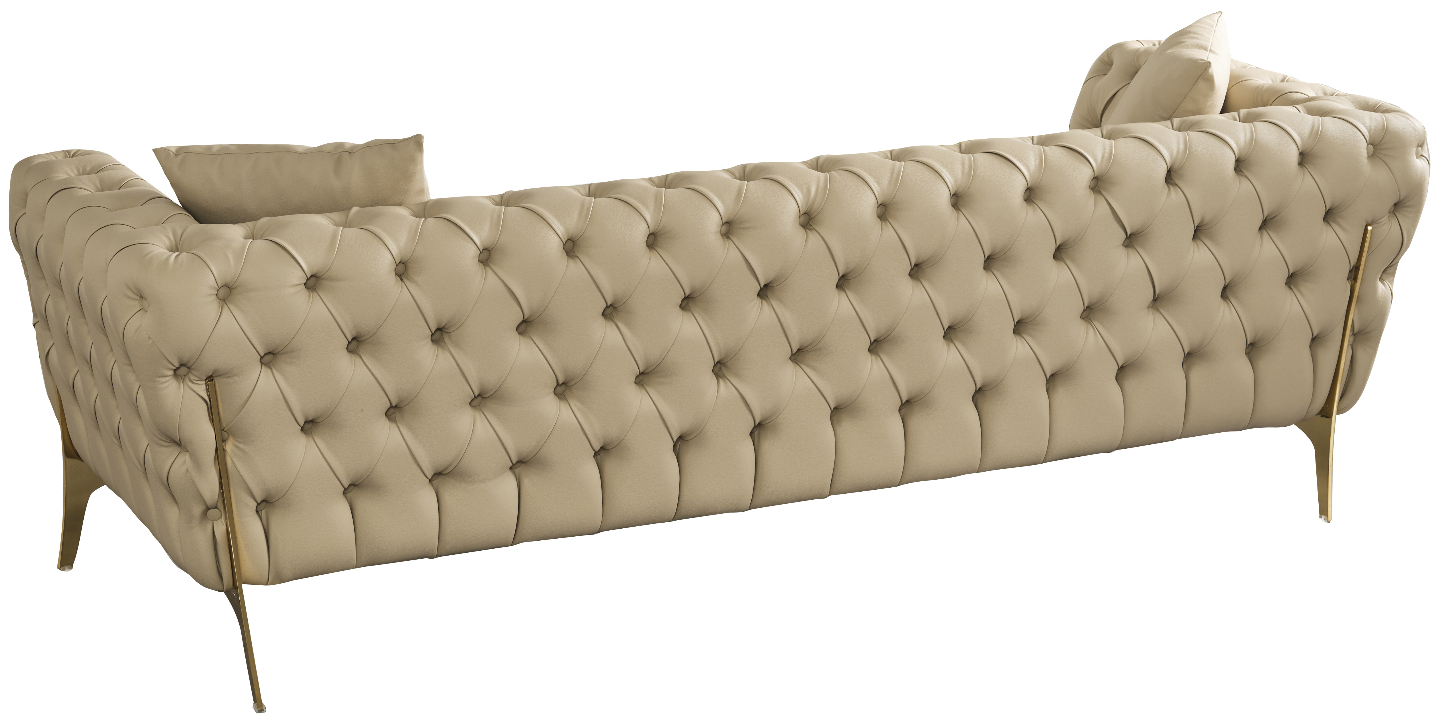 Aurora Faux Leather Sofa