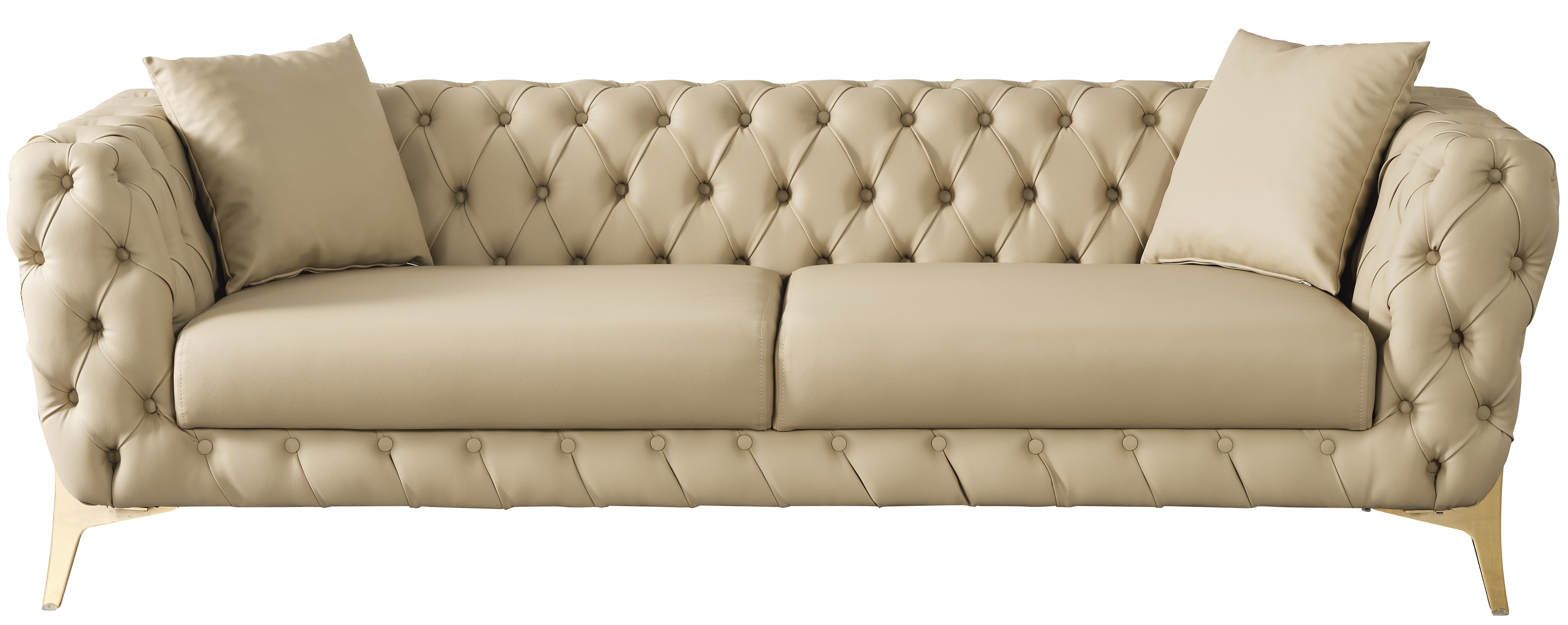 Aurora Faux Leather Sofa