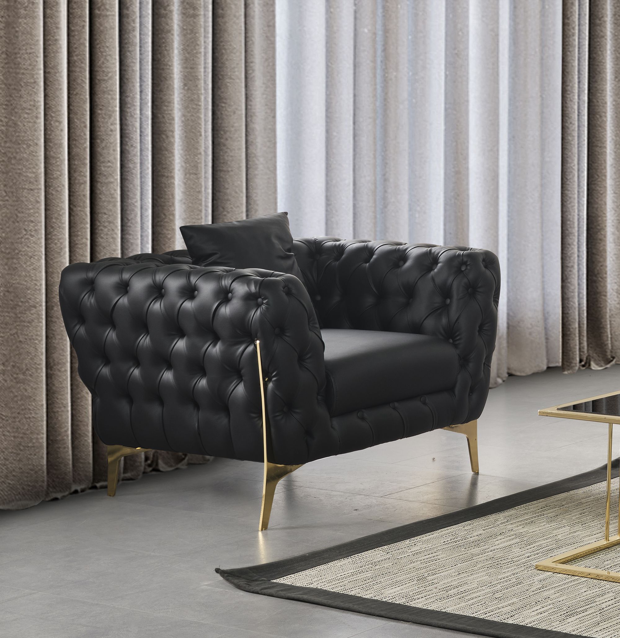 Aurora Faux Leather Chair