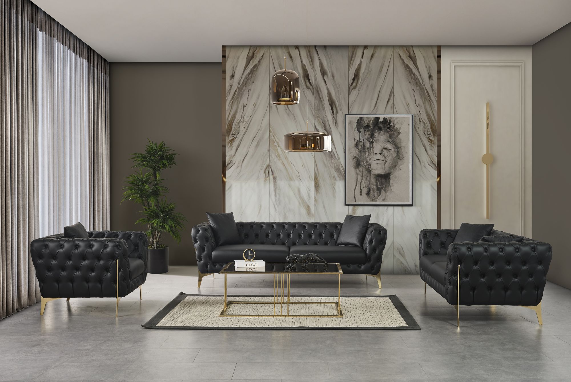 Aurora Faux Leather Chair