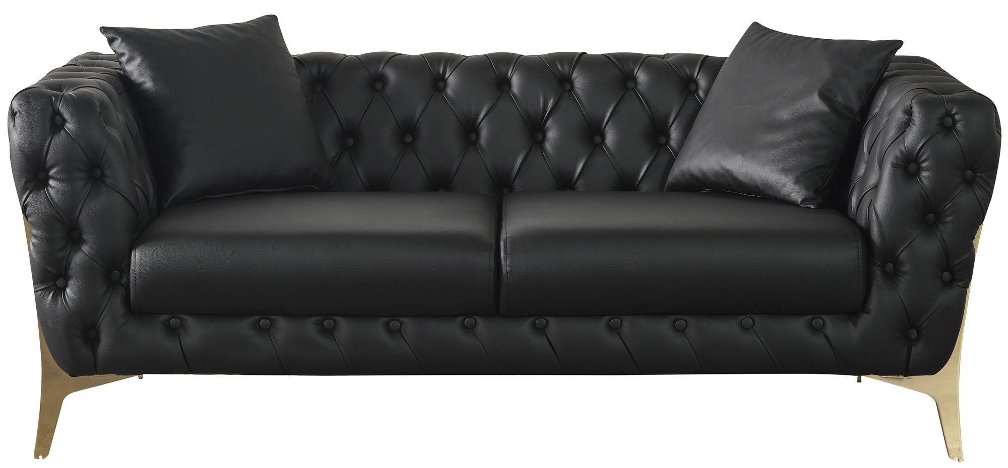 Aurora Faux Leather Loveseat