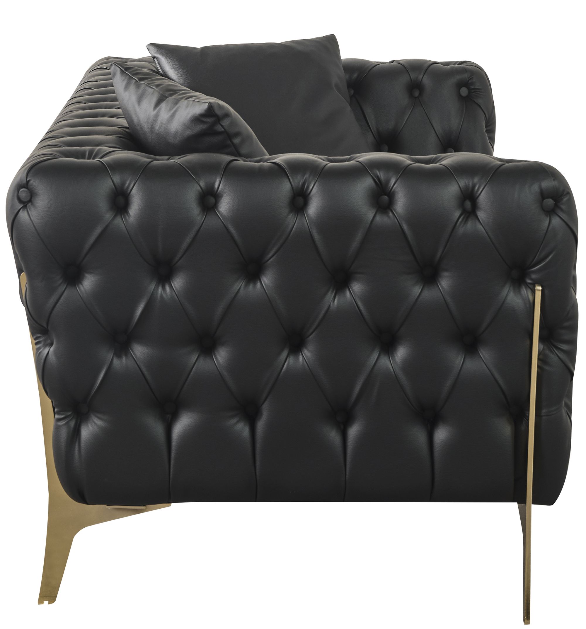 Aurora Faux Leather Loveseat