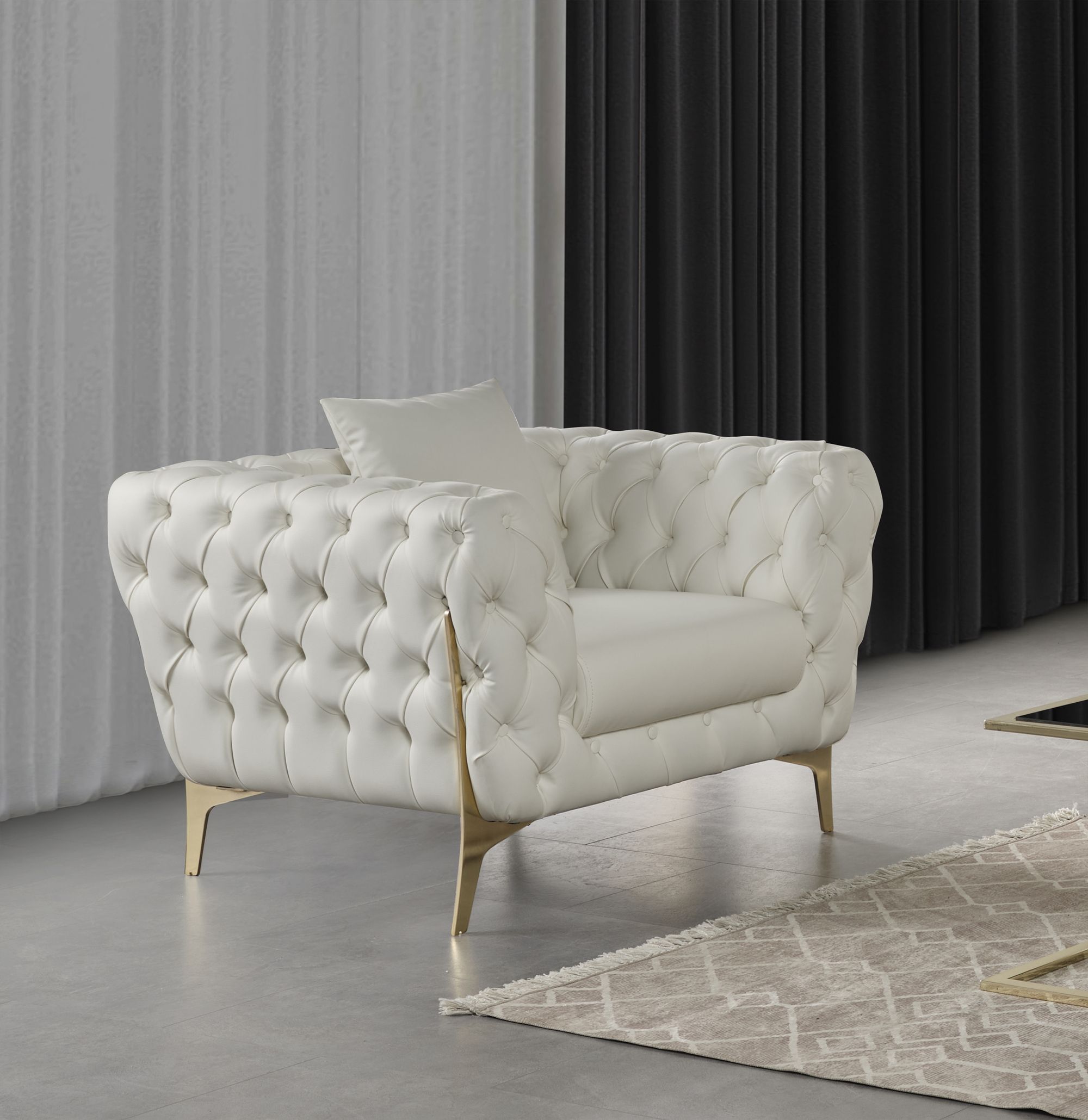Aurora Faux Leather Chair