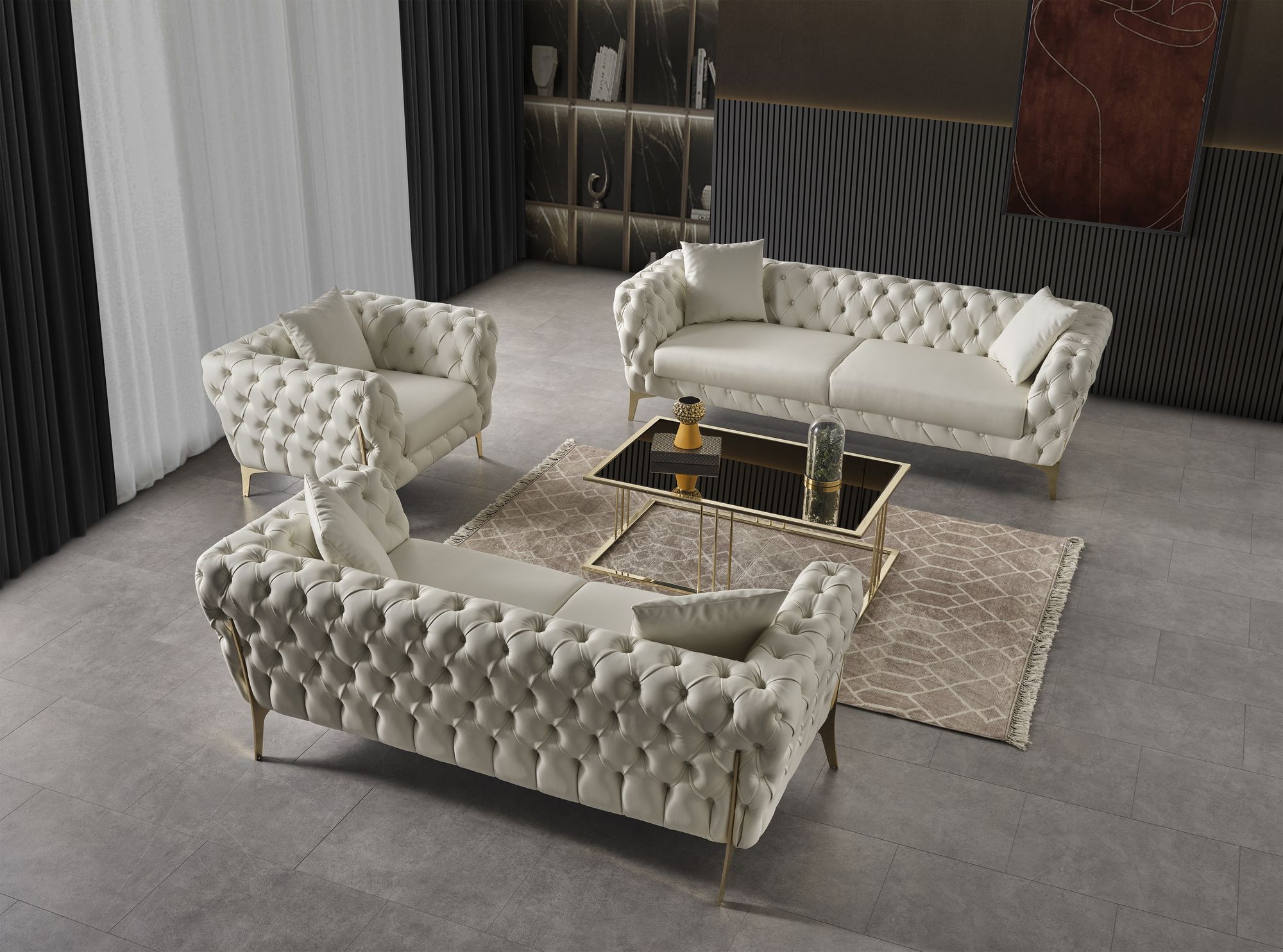 Aurora Faux Leather Chair