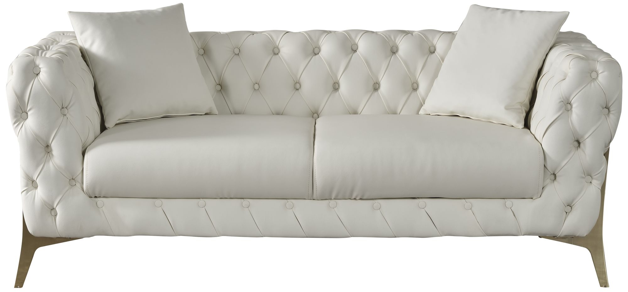 Aurora Faux Leather Loveseat