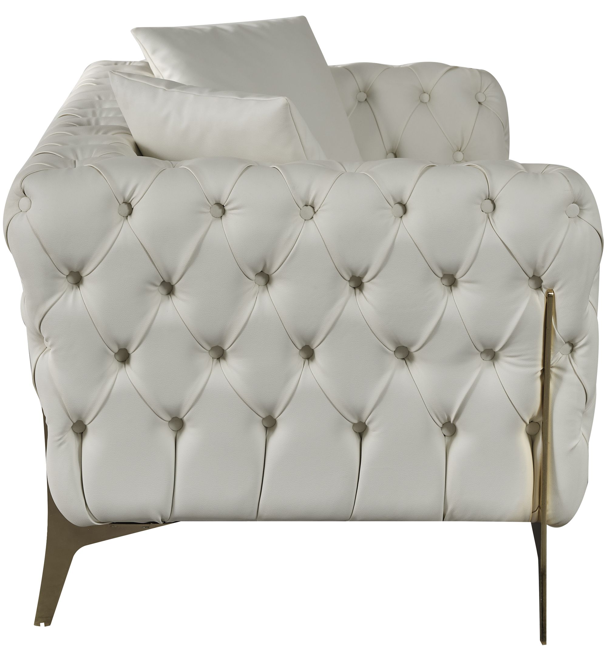Aurora Faux Leather Loveseat