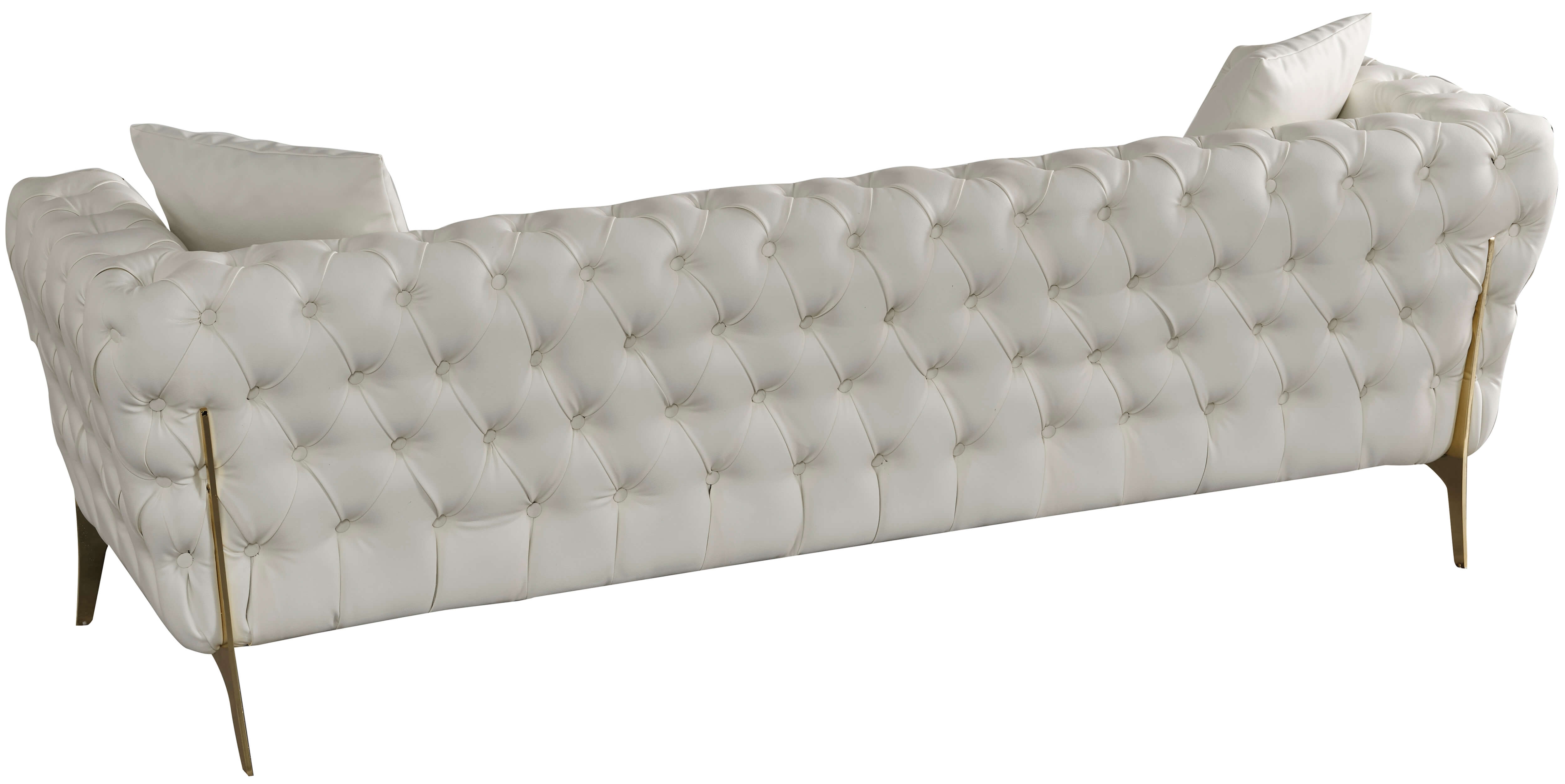 Aurora Faux Leather Sofa