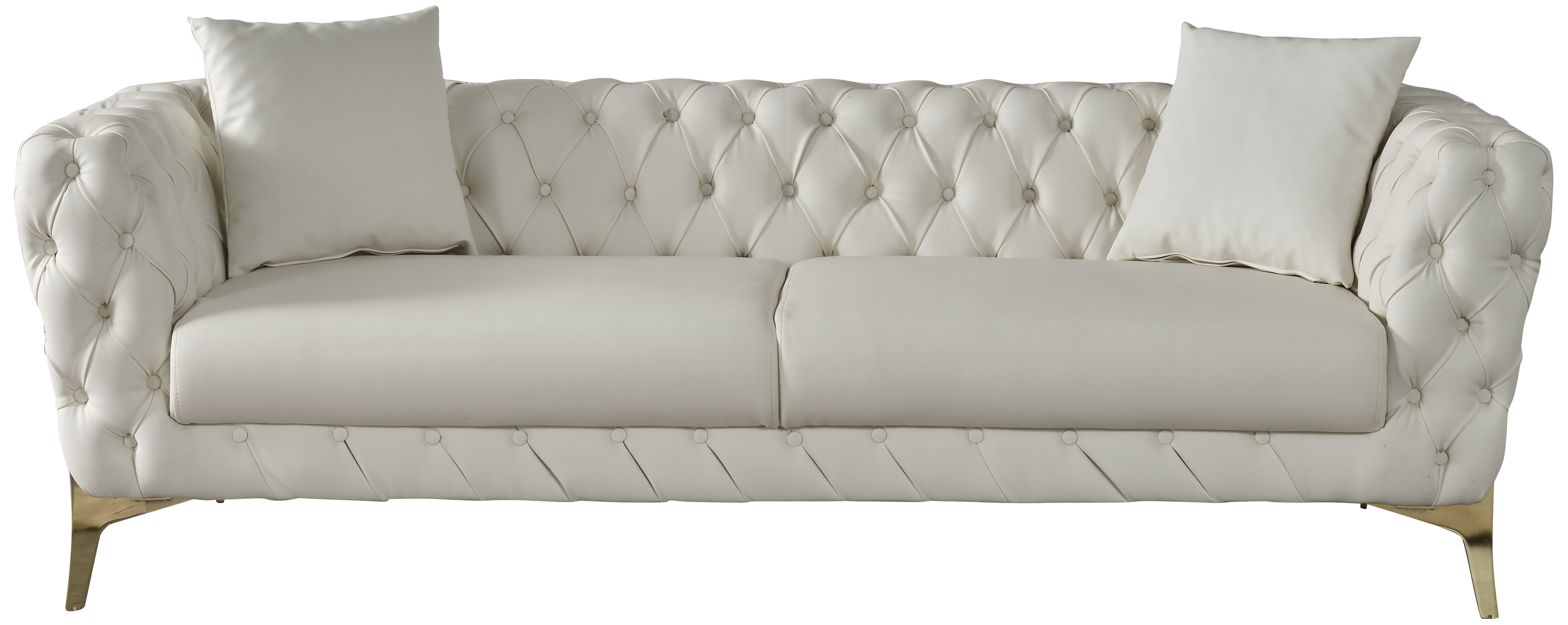 Aurora Faux Leather Sofa