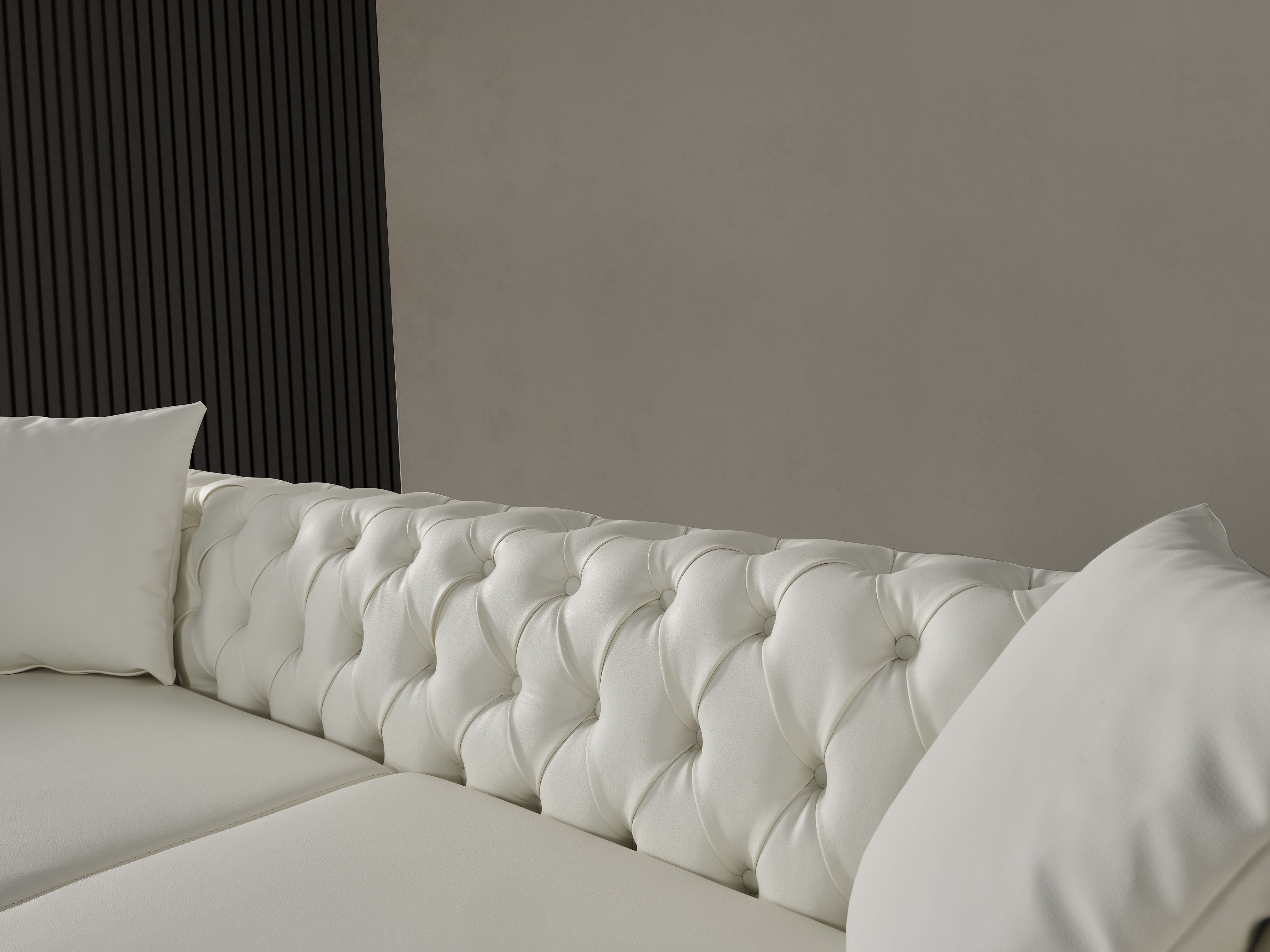 Aurora Faux Leather Sofa