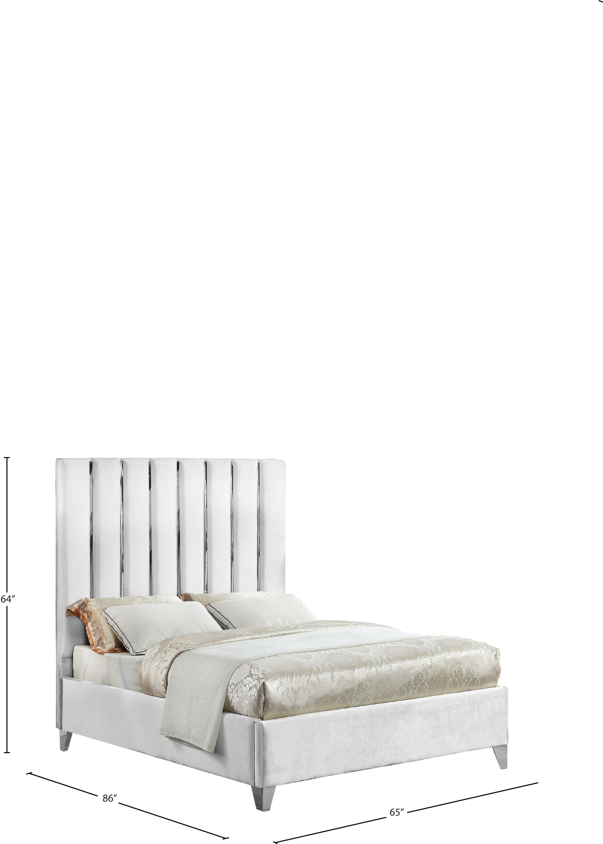 Enzo Velvet Bed