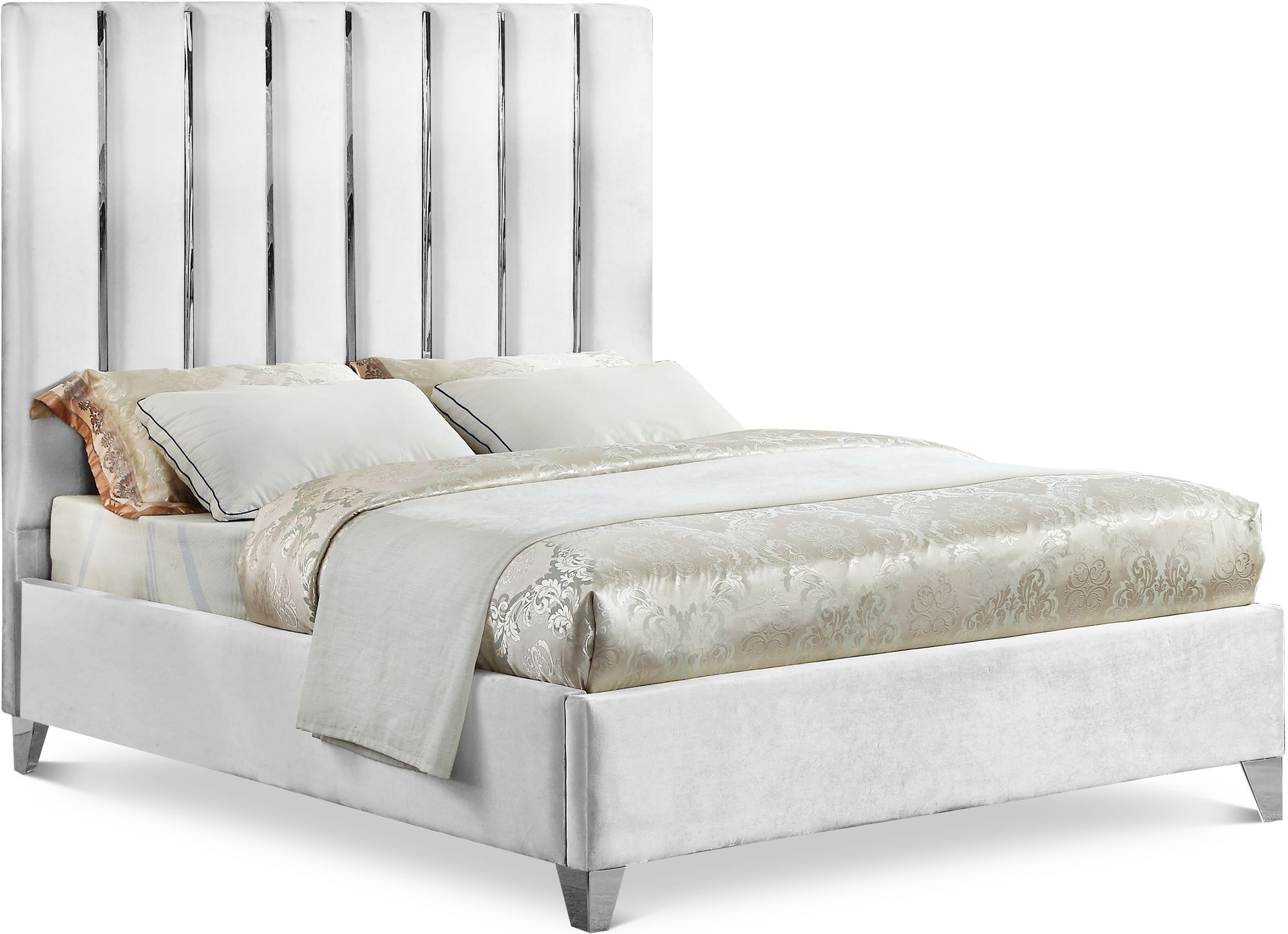 Enzo Velvet Bed