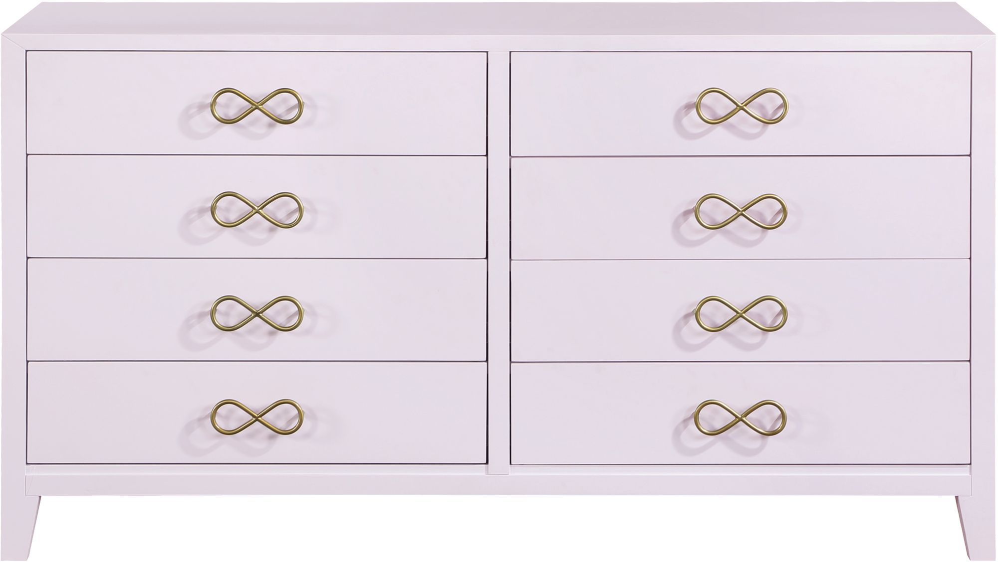 Bowtie 6-Drawer Wood Dresser