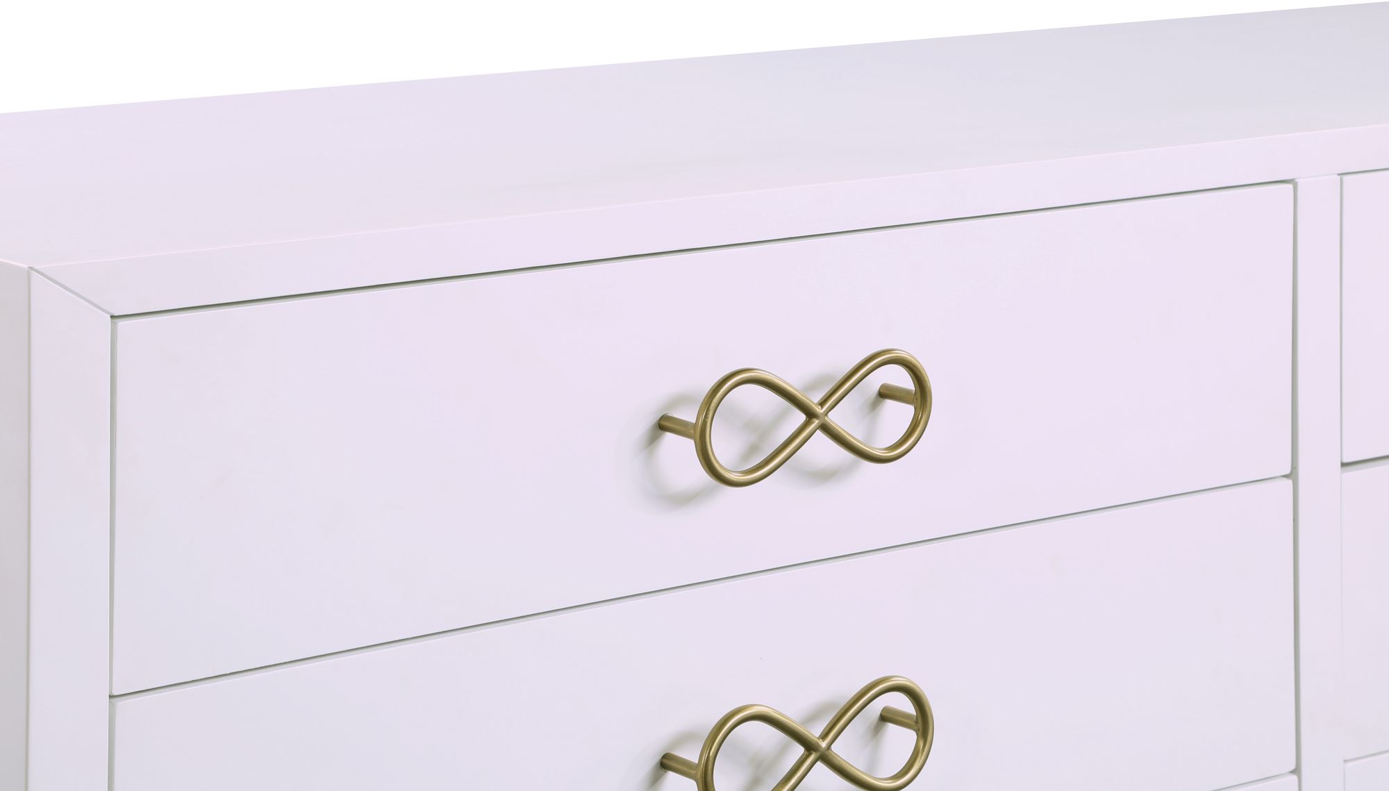 Bowtie 6-Drawer Wood Dresser
