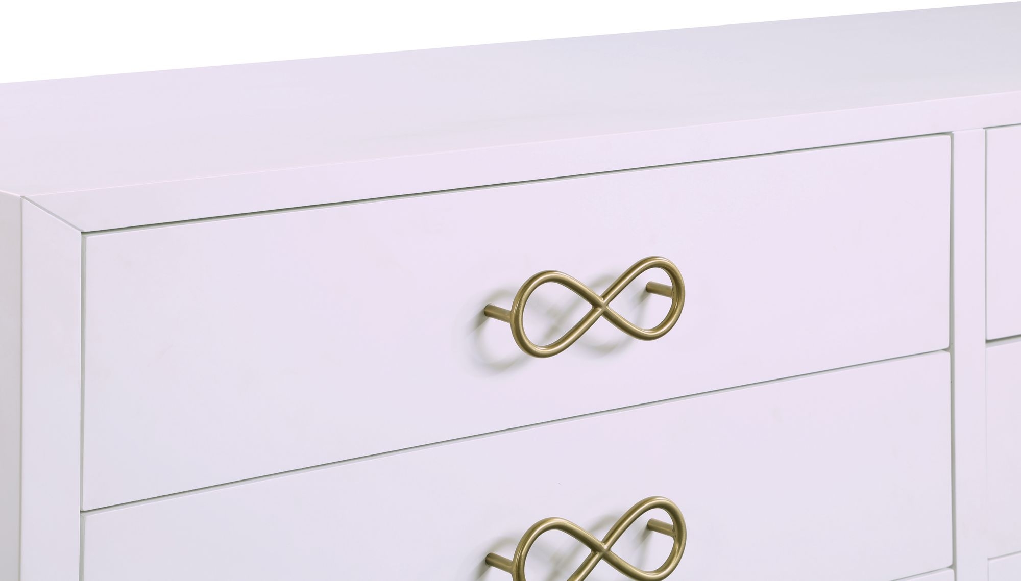 Bowtie 6-Drawer Wood Dresser