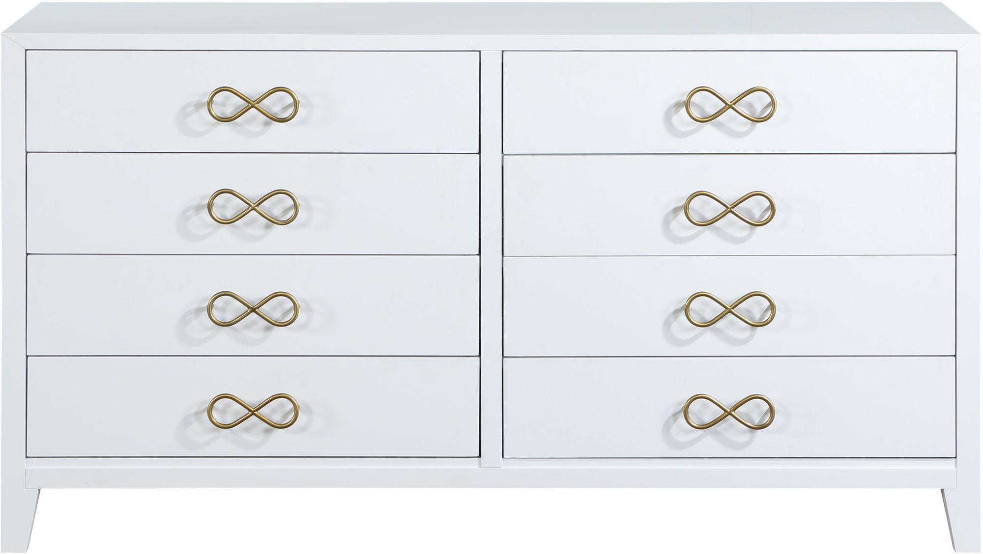 Bowtie 6-Drawer Wood Dresser