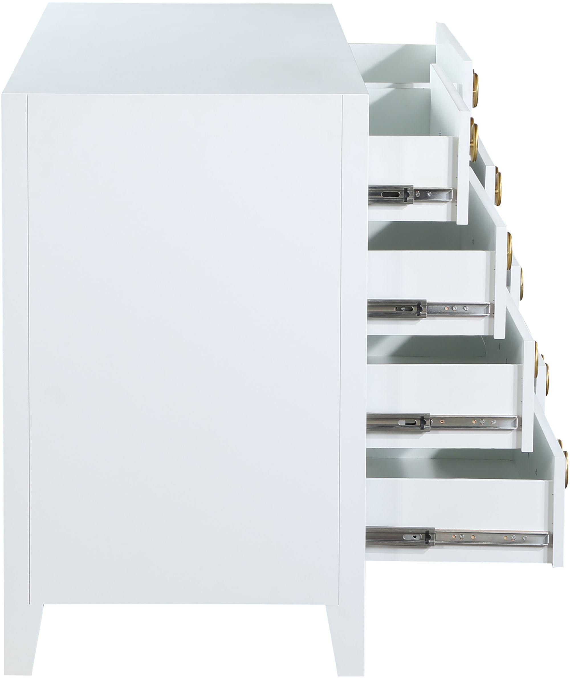 Bowtie 6-Drawer Wood Dresser