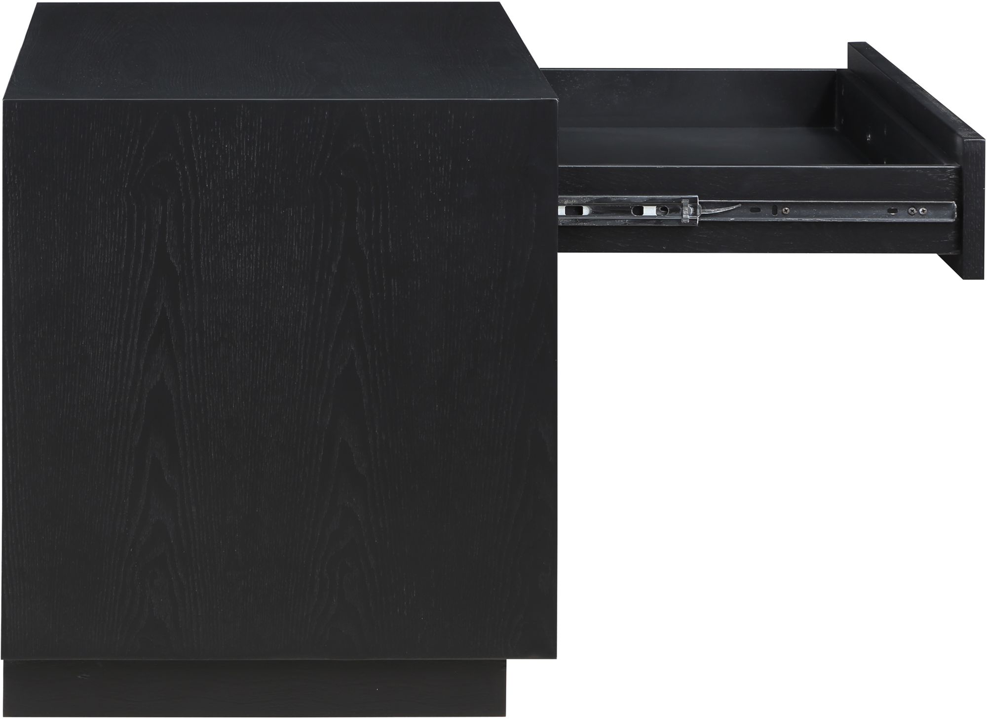Avery 1-Drawer Oak Veneer Nightstand