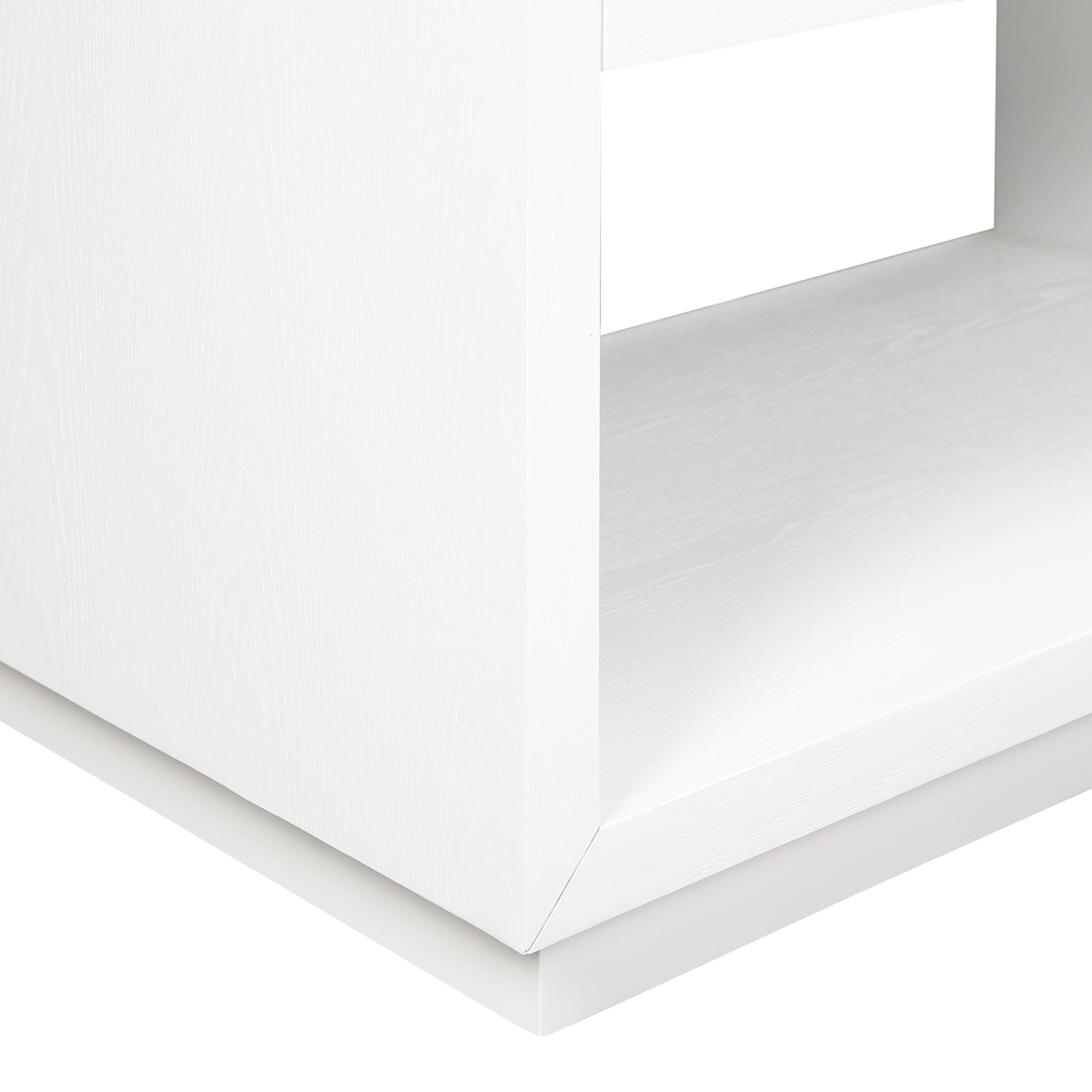 Avery 1-Drawer Oak Veneer Nightstand