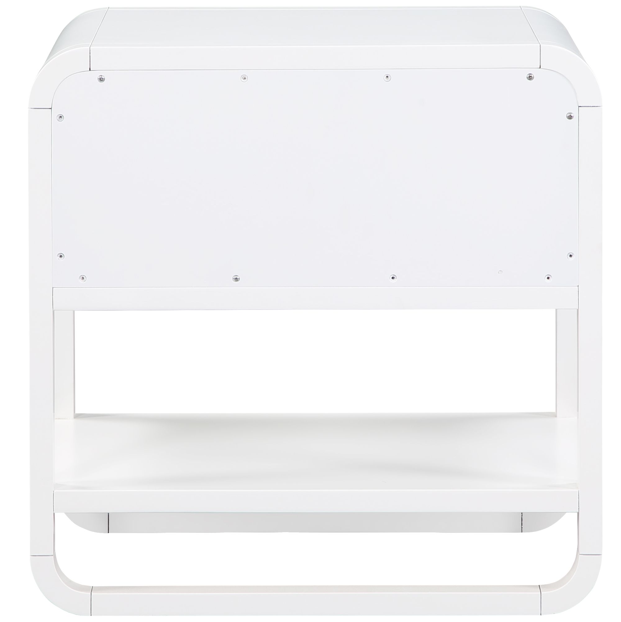Sage 1-Drawer Wood Nightstand with Natural Cane Drawer Front