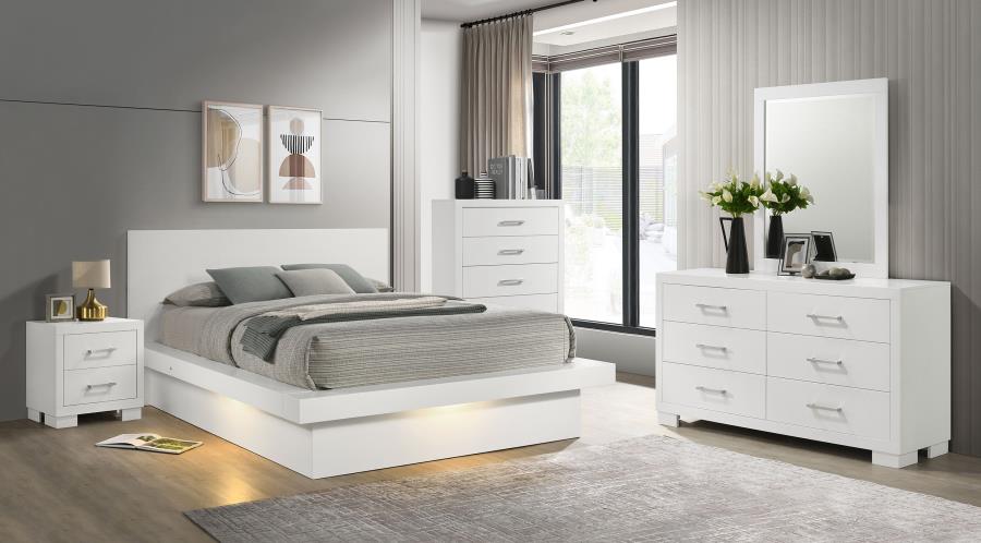Jessica Wood Platform Bedoom Set