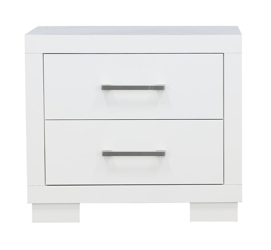 Jessica Wood Nightstand w/2 Drawers