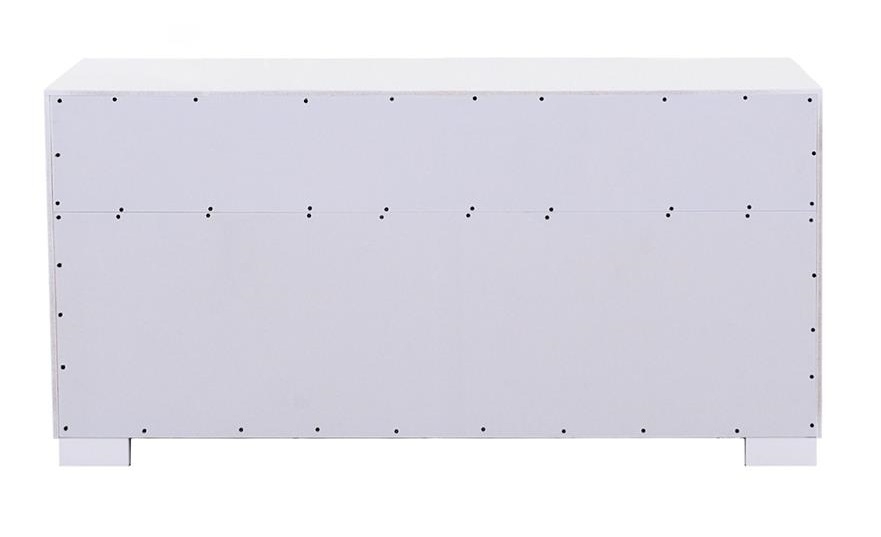 Jessica Wood Double Dresser w/6 Drawers