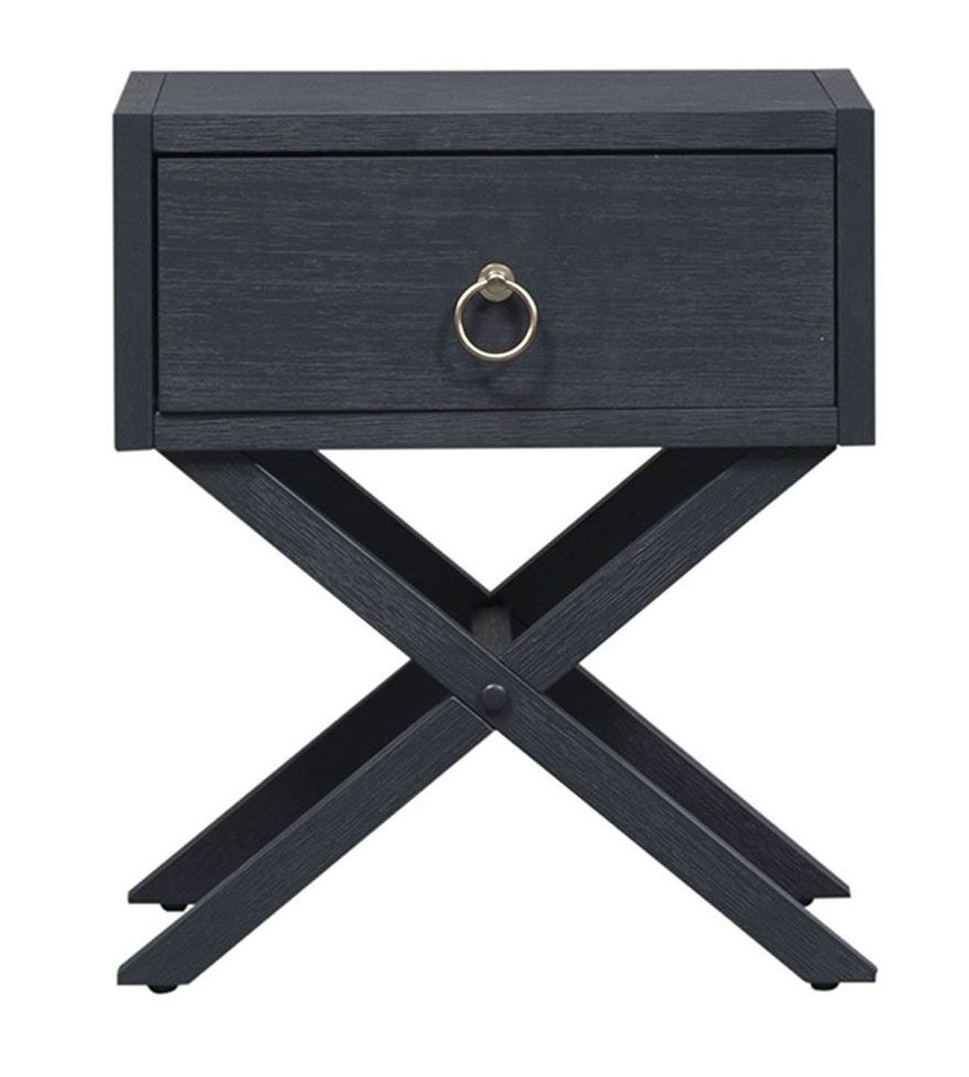 1-Drawer Accent Table | East End X-Base Side Table