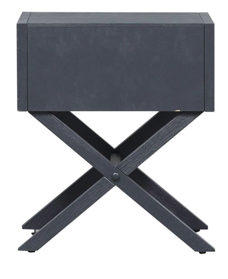 1-Drawer Accent Table | East End X-Base Side Table